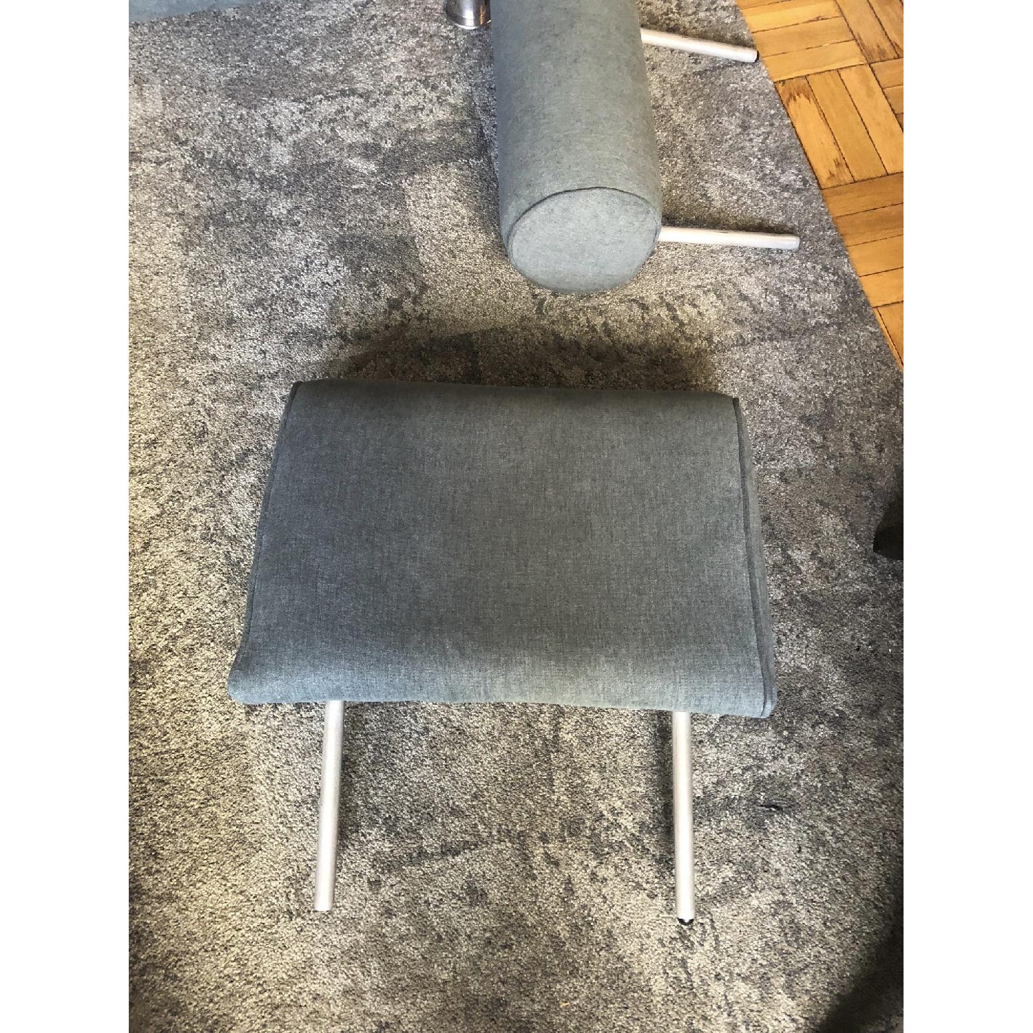 Shermag Normand Sofa w/ Removable Back & Storage Ottoman - image-4