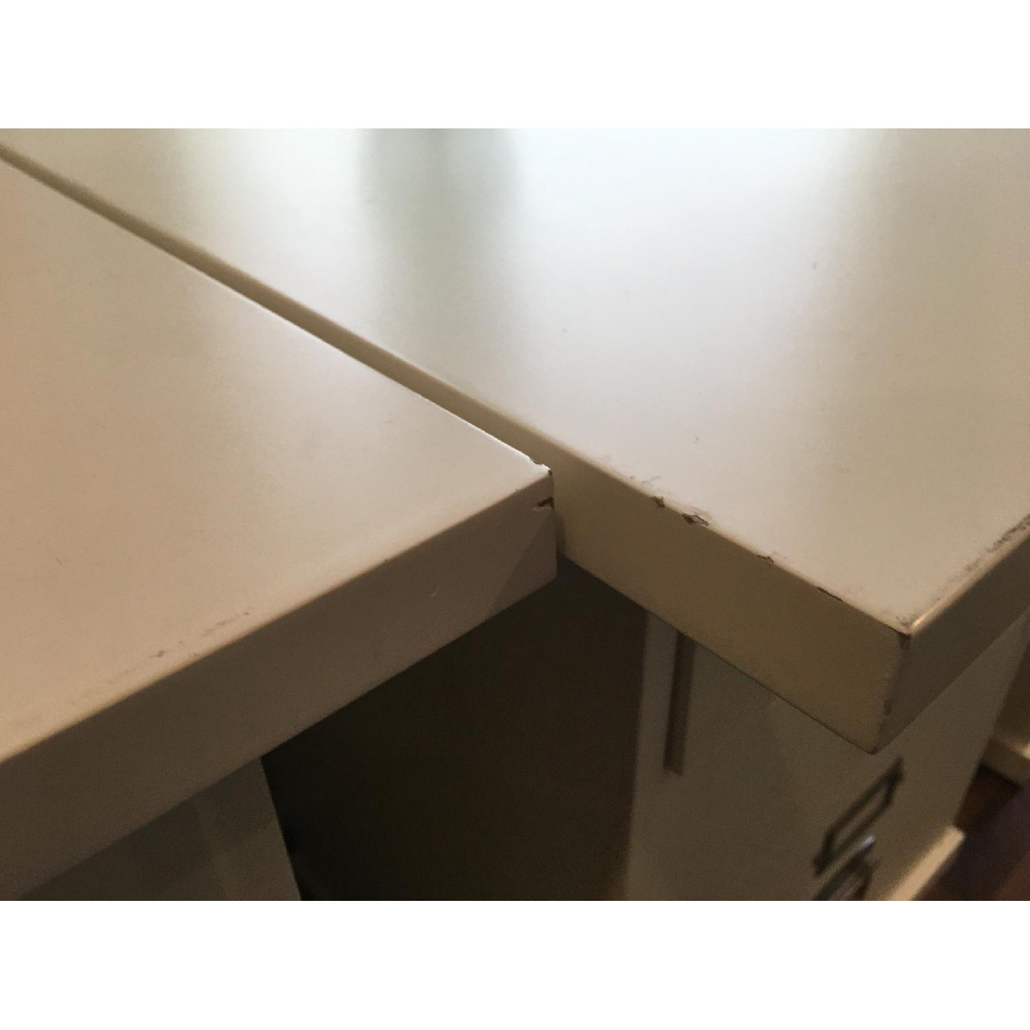 Pottery Barn Bedford Corner Desk w/ Hutch - image-8