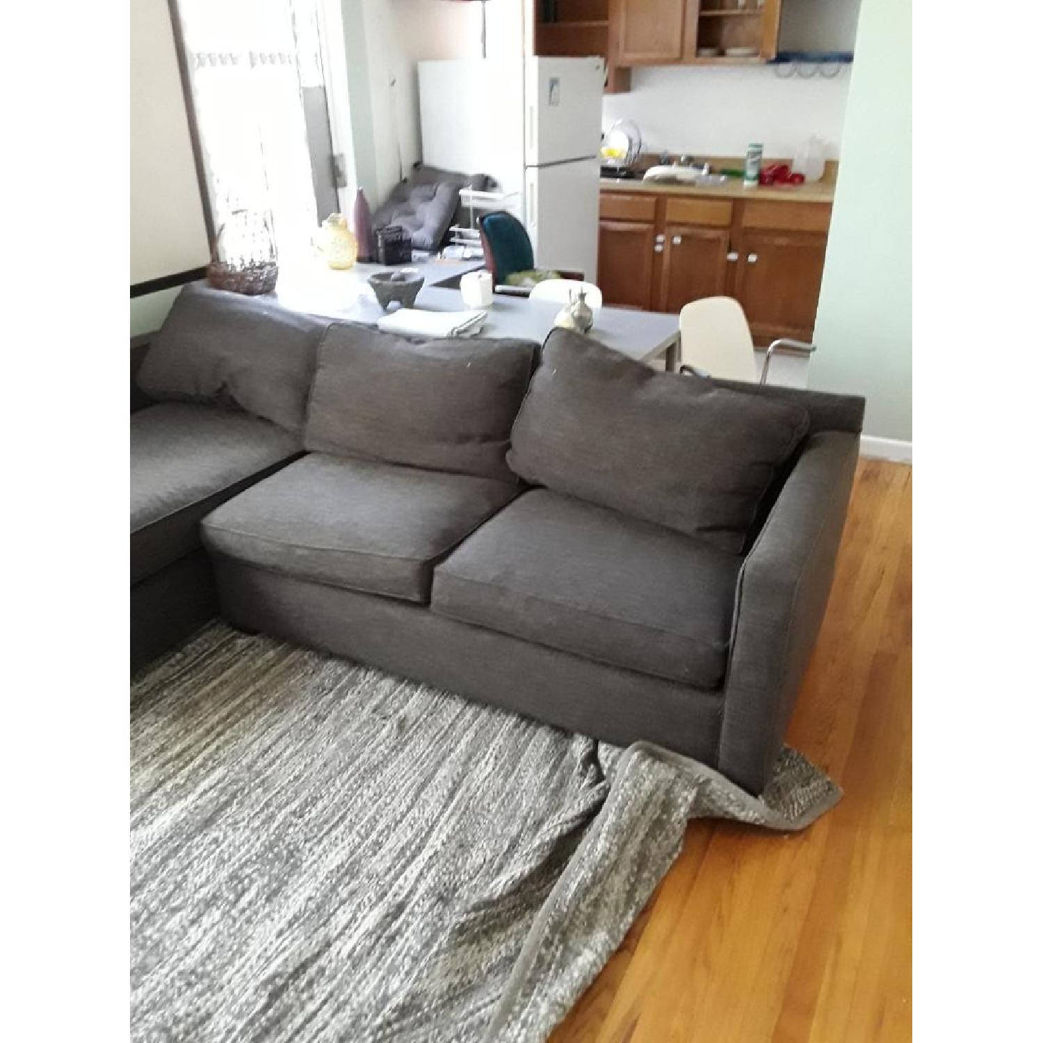 Crate & Barrel Lounge II Petite Sectional Sofa - image-1