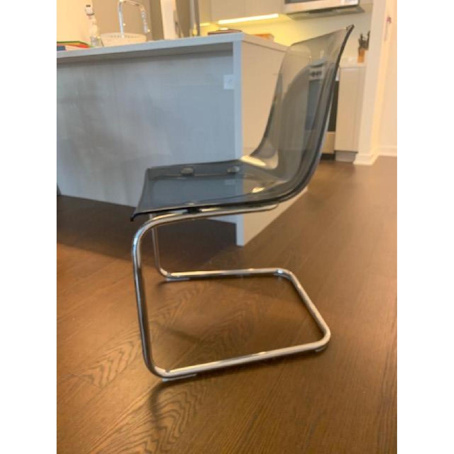 IKEA Tobias chair 椅子　A TOBIAS chair, brown-red/chrome plated - IKEA US