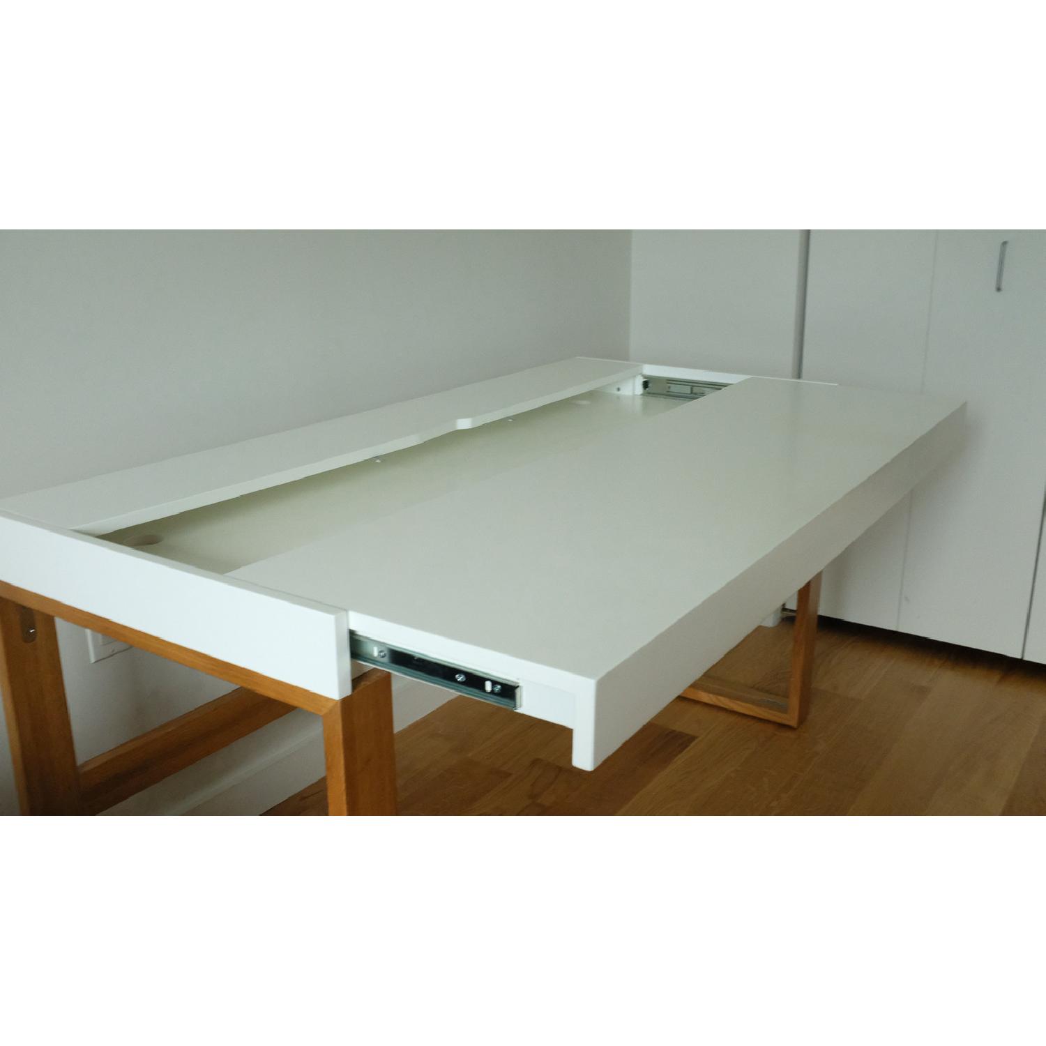 CB2 Modern Desk w/ Sliding Top Compartment - image-5