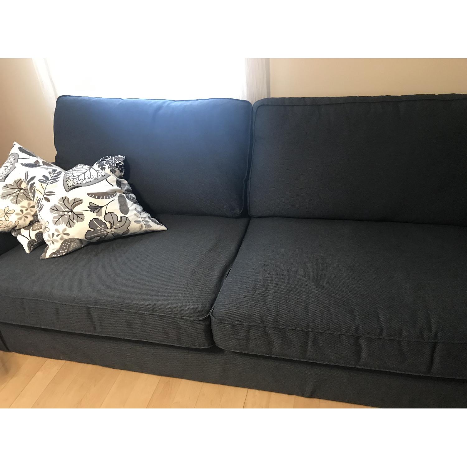 Ikea Kivik Blue-Gray Sofa - image-3