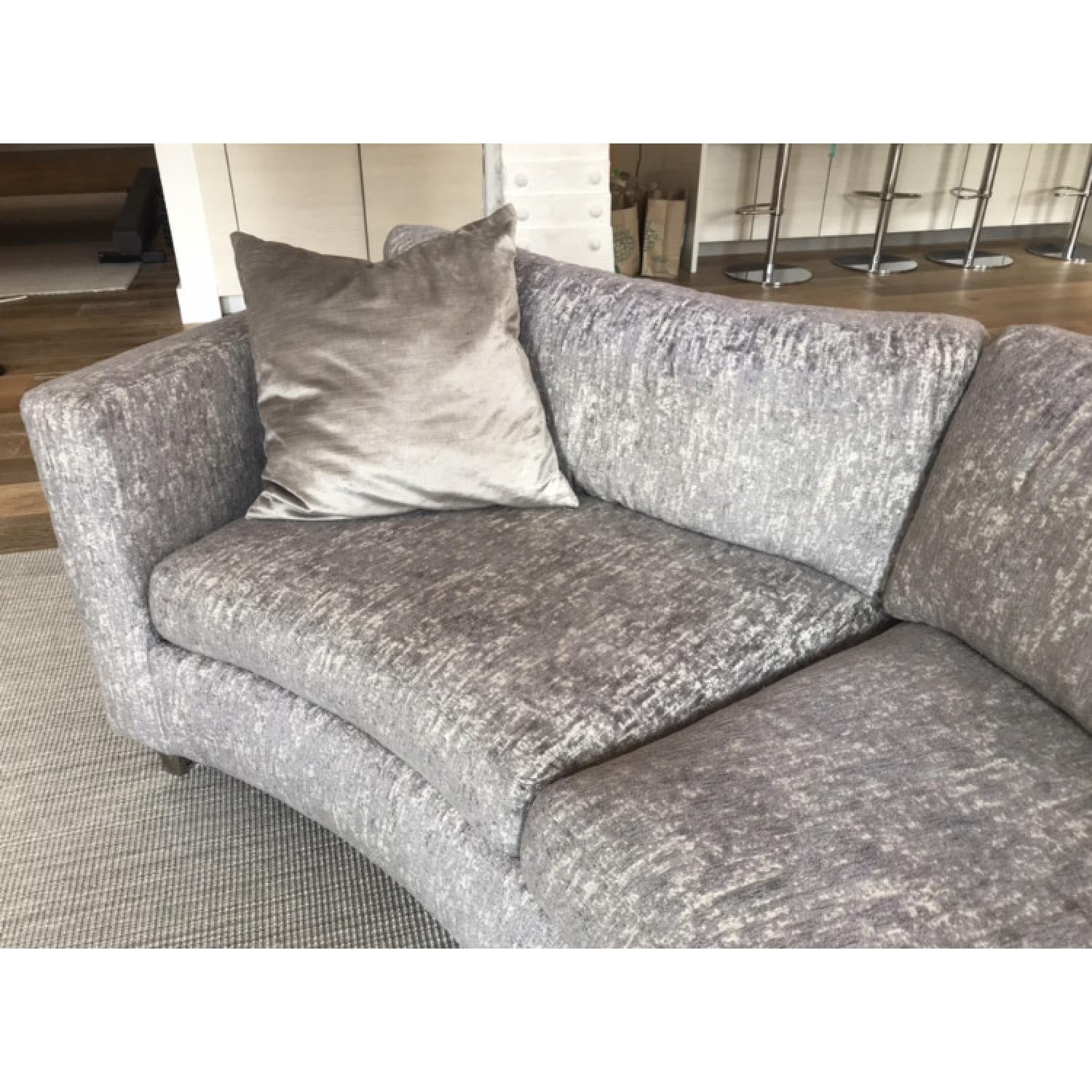 Cliff Young Ltd. Gray Custom Sectional Sofa - image-2