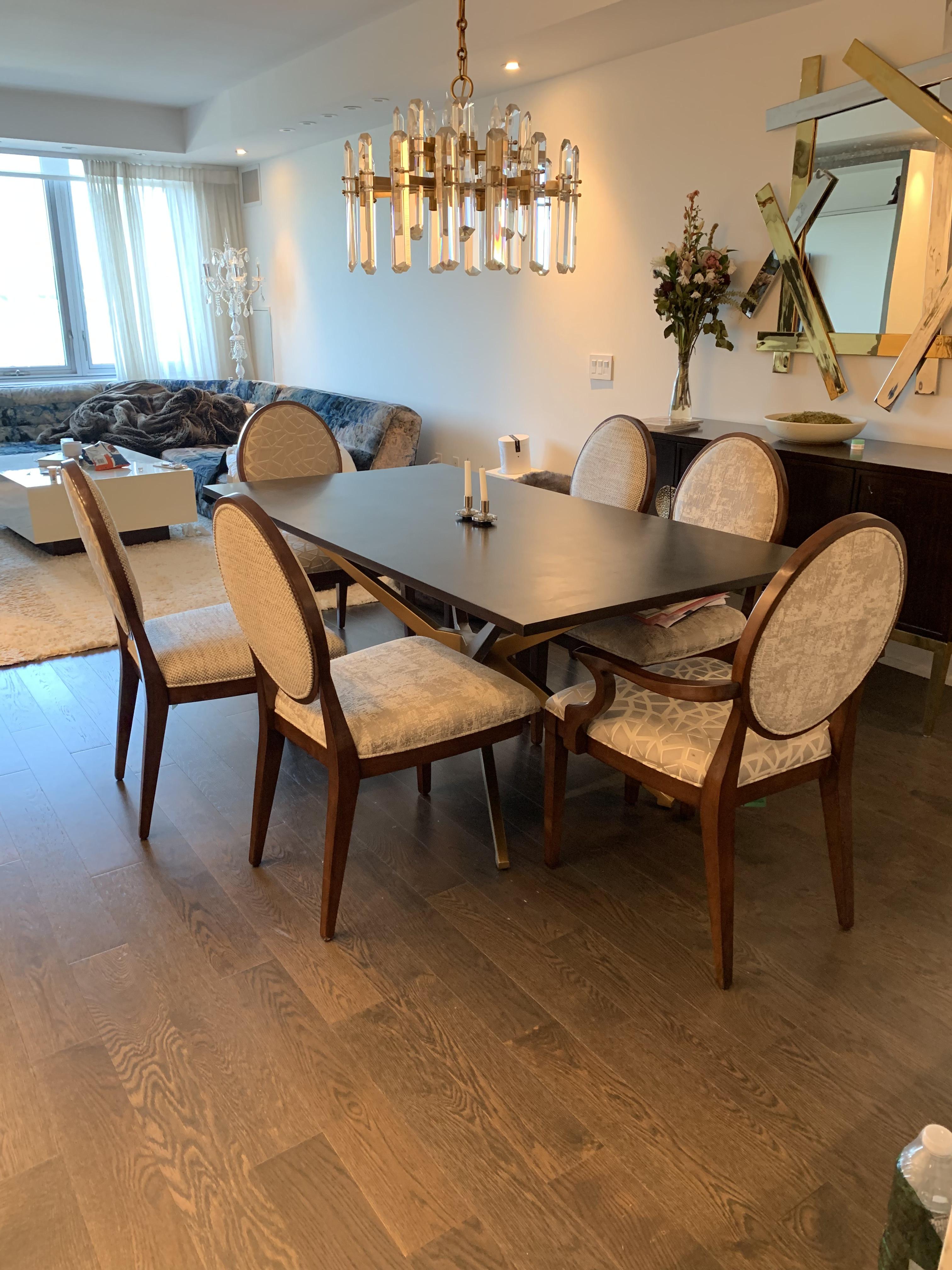 Bernhardt Design East Hampton Oval Back Dining Chairs