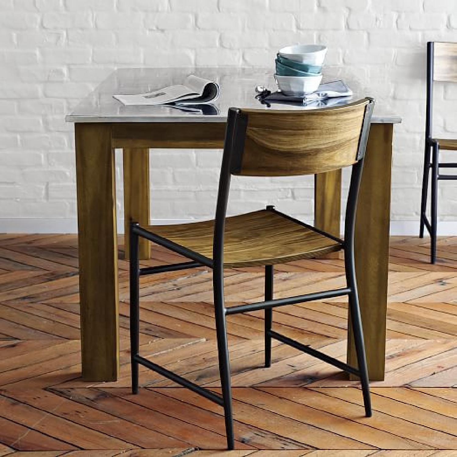 West Elm Acacia Rustic Kitchen Table - image-1