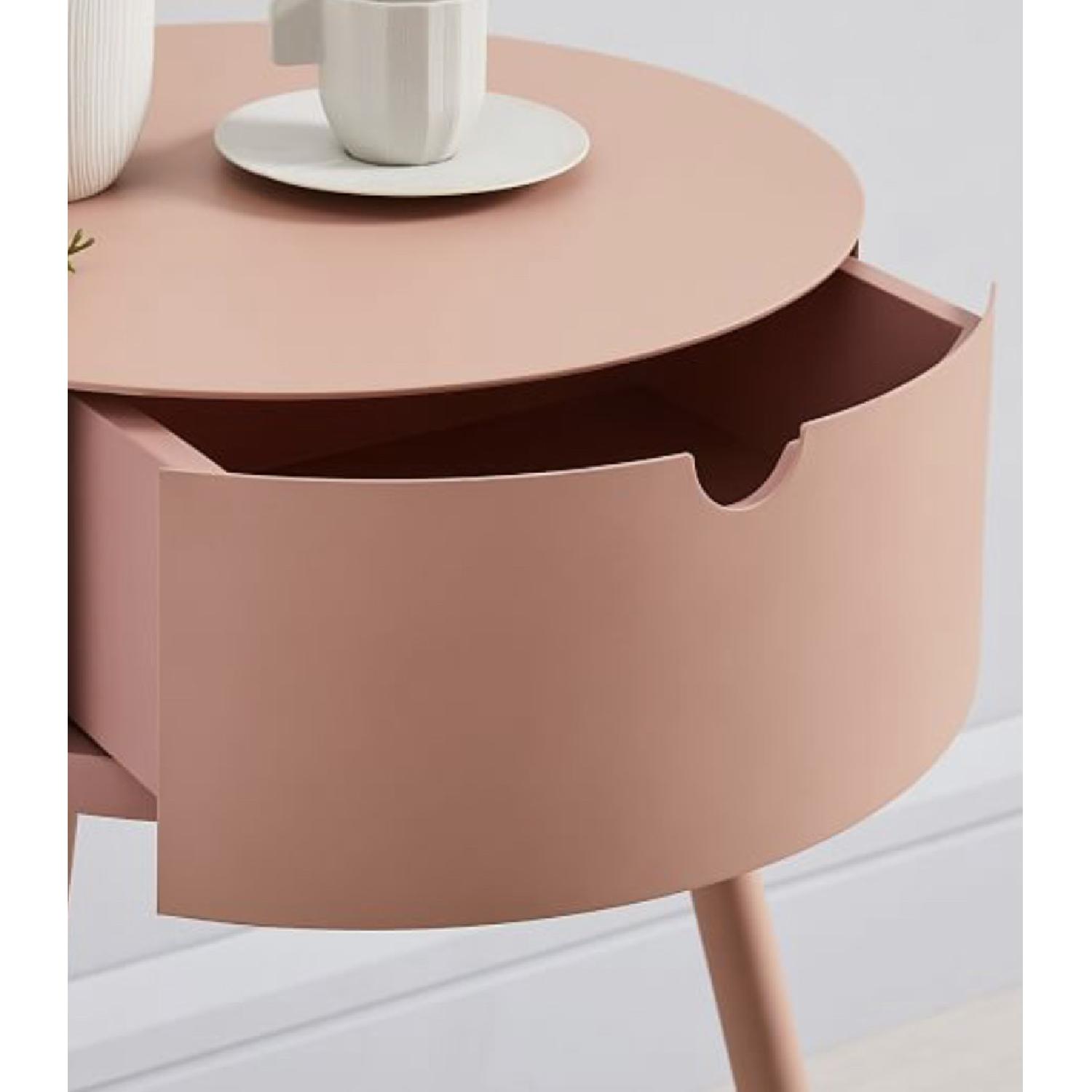 West Elm Mitzi Side Table in Antique Rose - image-2