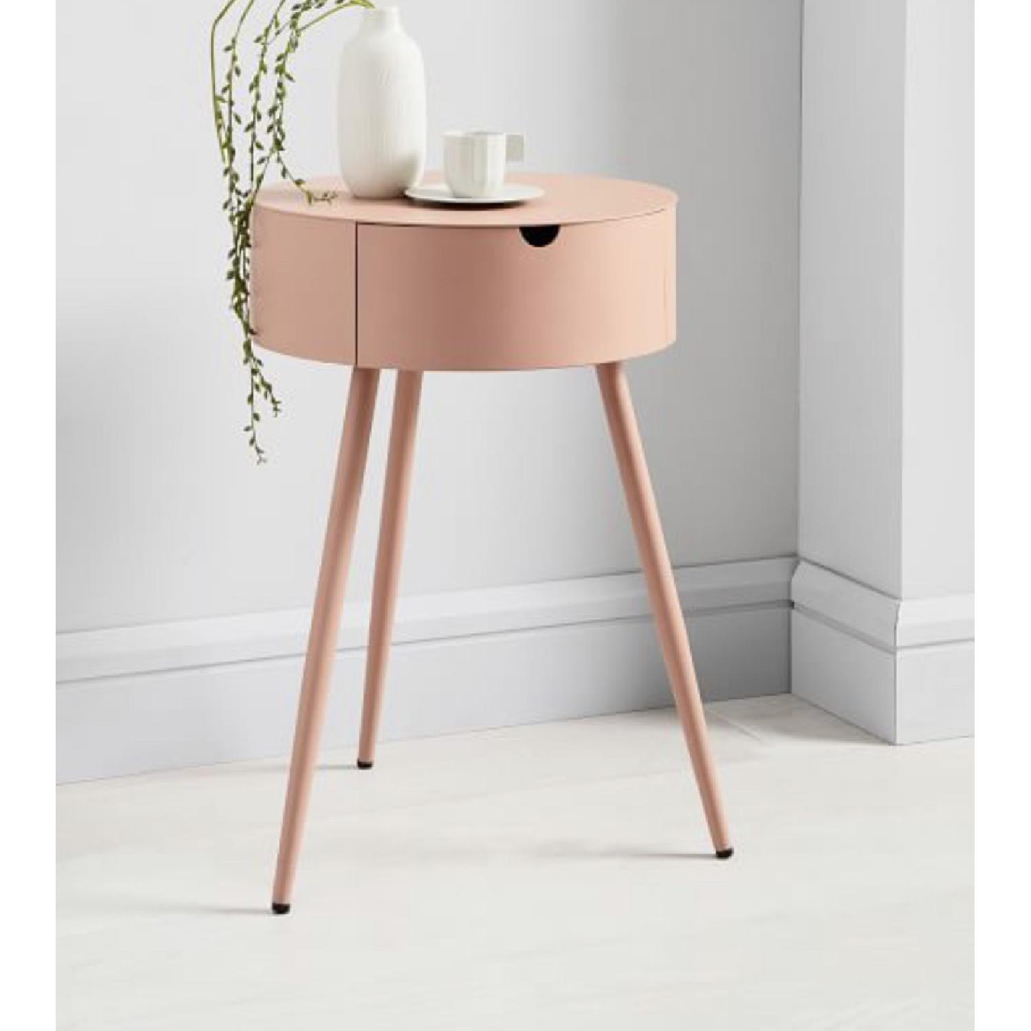 West Elm Mitzi Side Table in Antique Rose - image-3