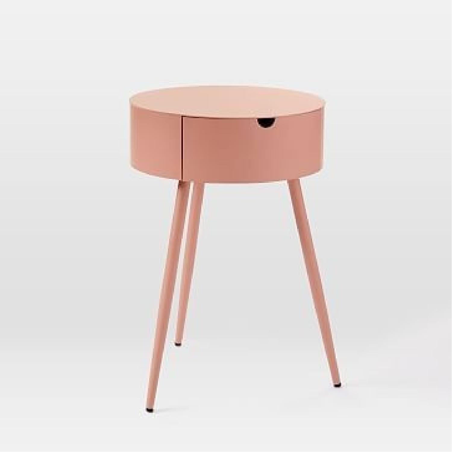 West Elm Mitzi Side Table in Antique Rose - image-4