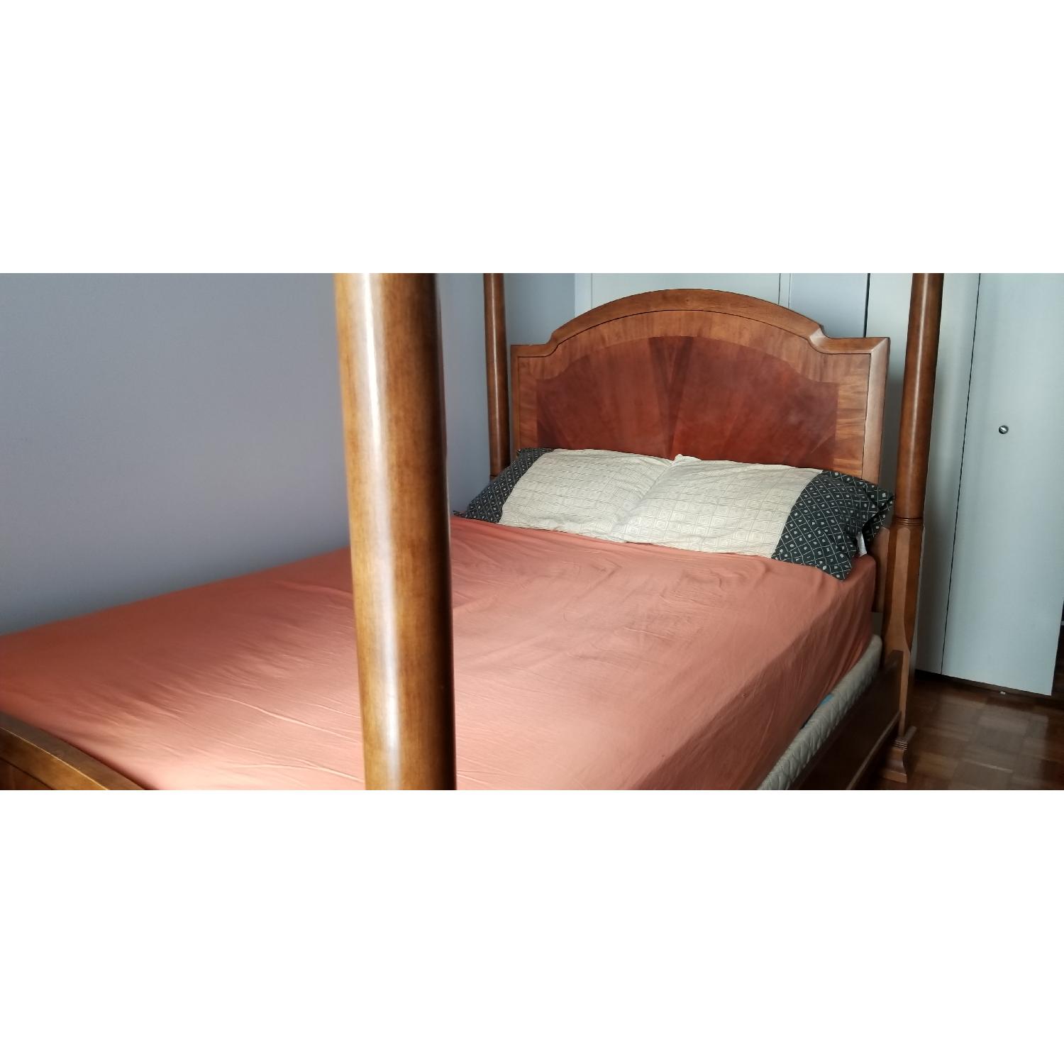 Ashley Vintage Style Bed w/ Mirror on Top - image-2