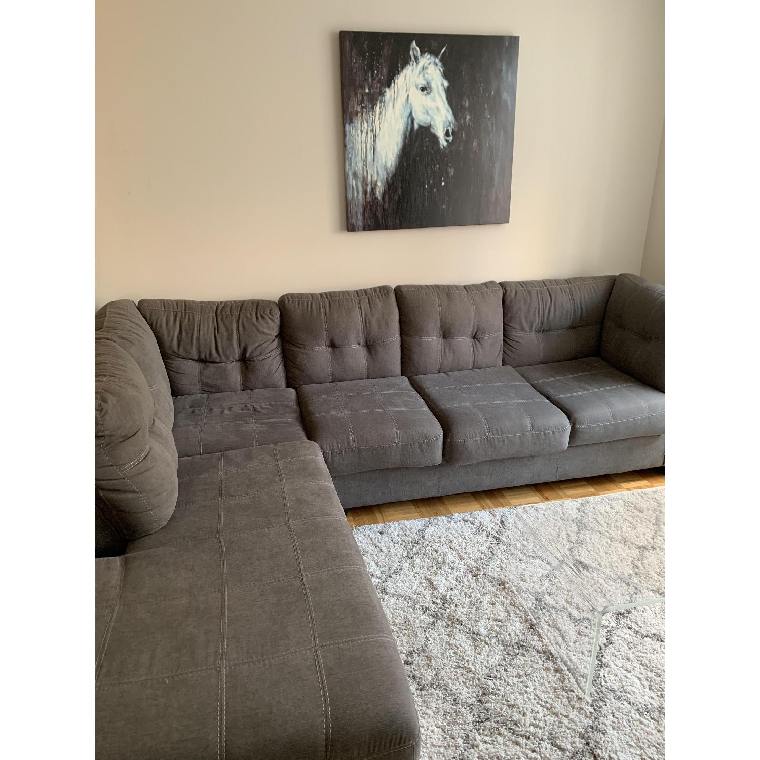 Jennifer Convertibles Arthur Desmond Sectional - image-1