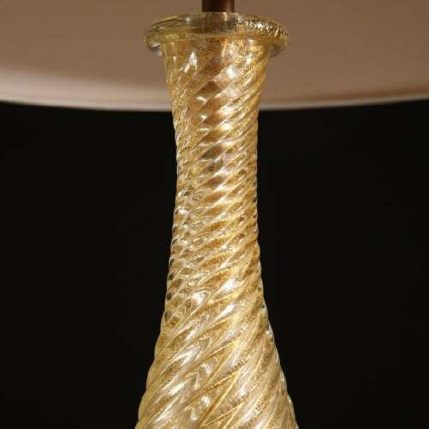 Barovier & Toso Tall Gold Venetian Murano Glass - image-2