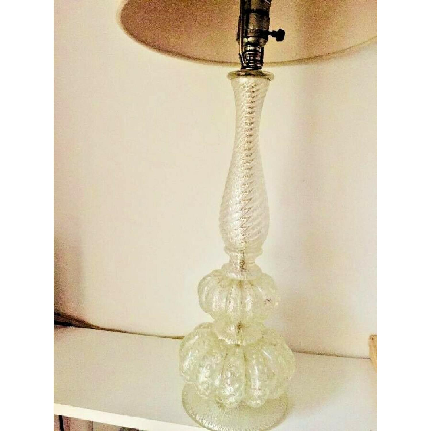 Barovier & Toso Tall Gold Venetian Murano Glass - image-5