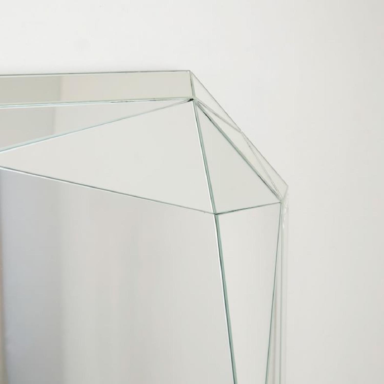 West Elm Emerald Cut Faceted Mirror - image-2