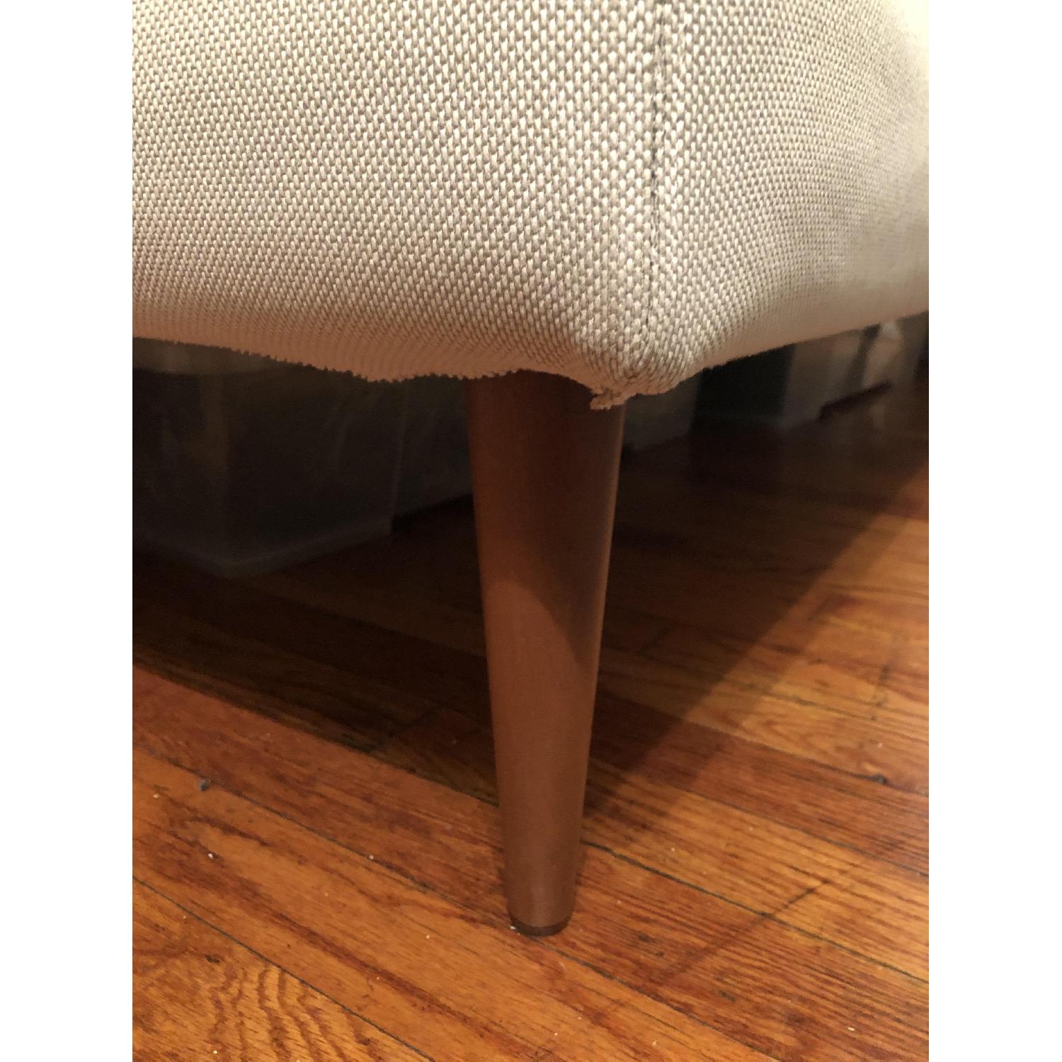 Ikea Soderhamn Sofa w/ Wooden Legs & Ottoman AptDeco