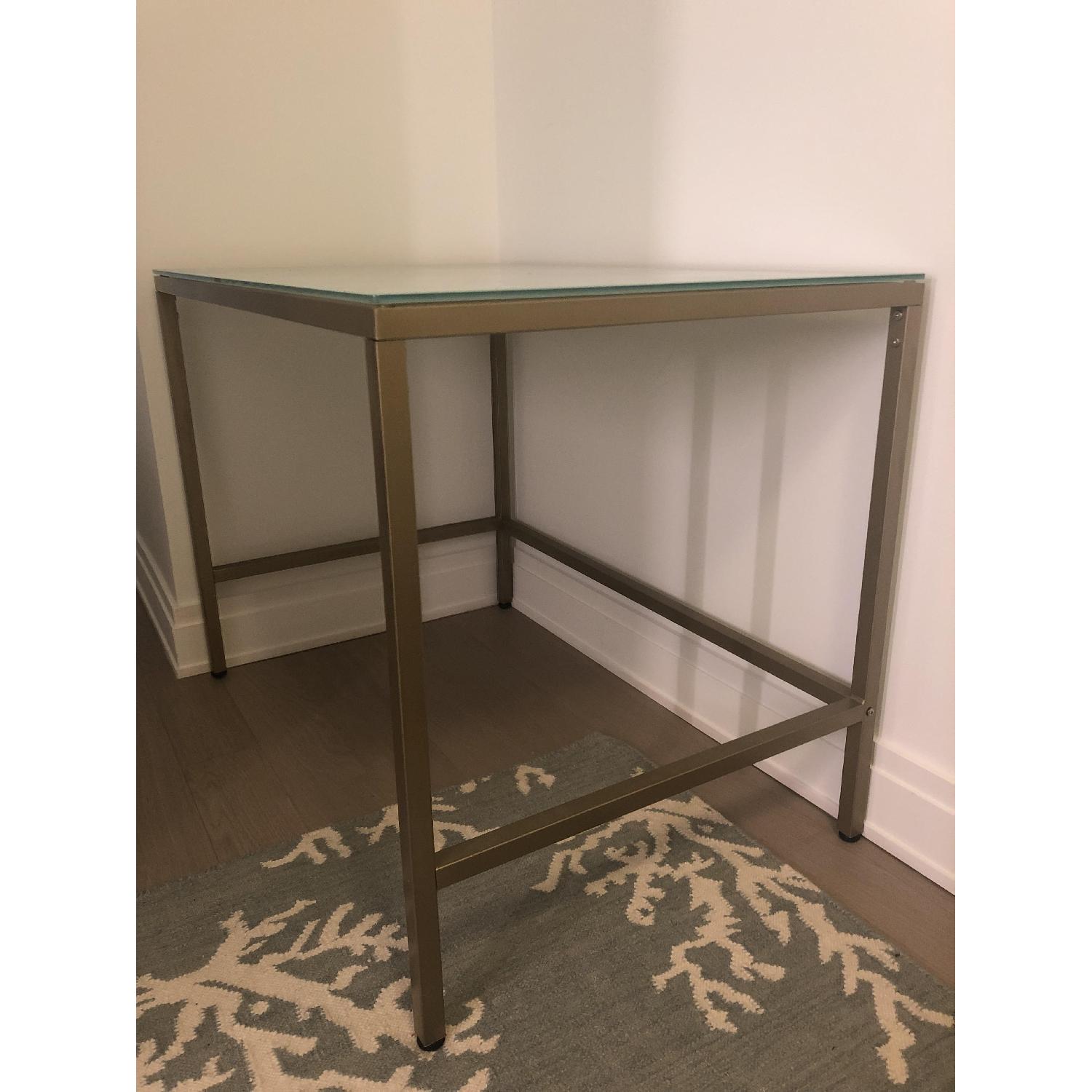 Glass & Metal Desk - image-1