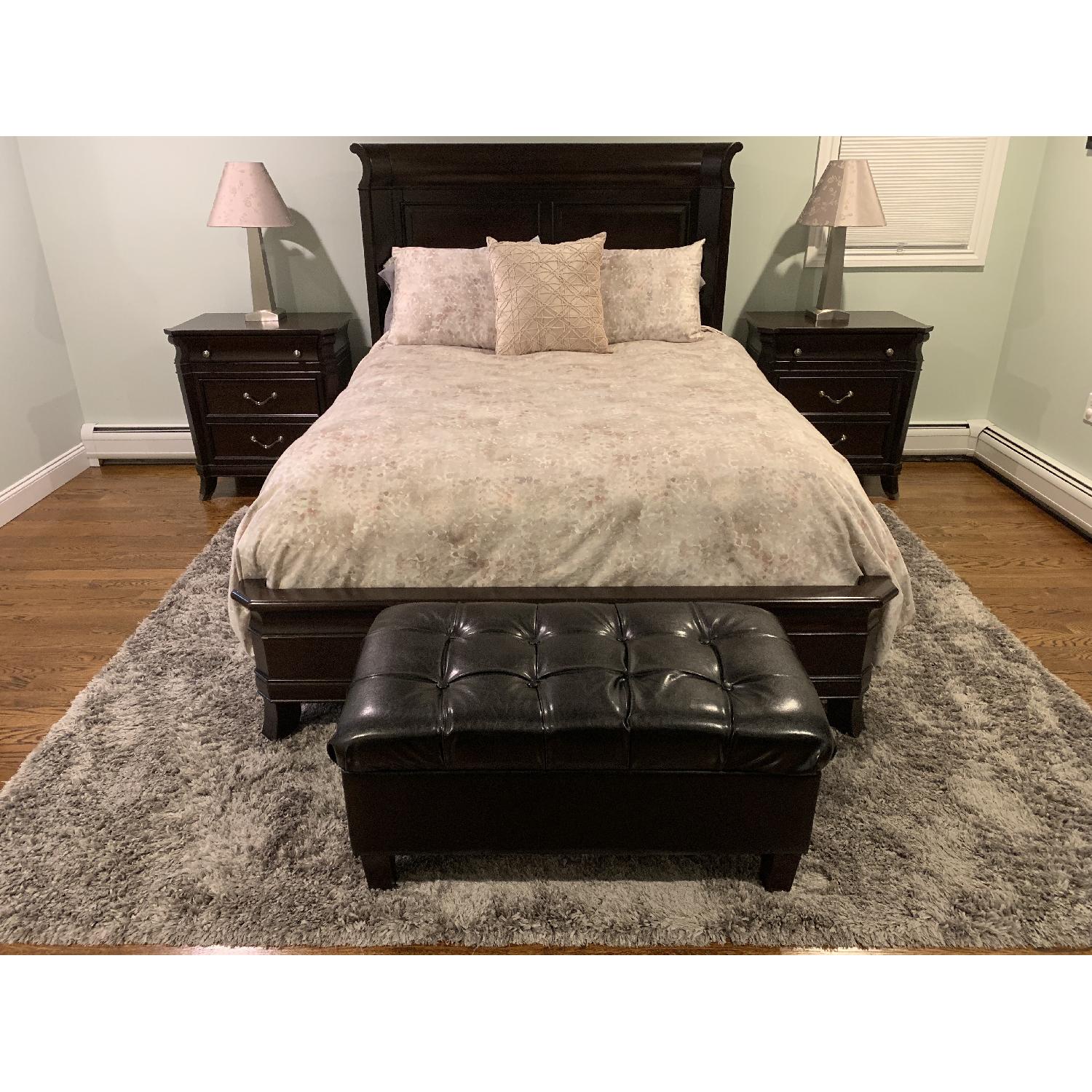 Samuel Lawrence Espresso Queen Bed AptDeco samuel-lawrence-espresso-queen-bed-aptdeco