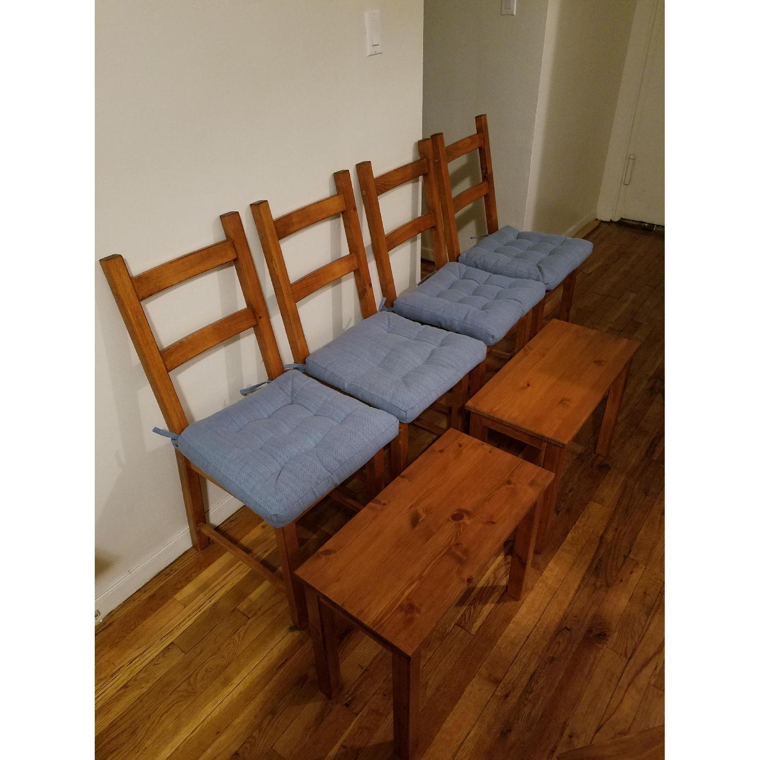 Ikea Ivar 6-Piece Dining Chair Set - image-1