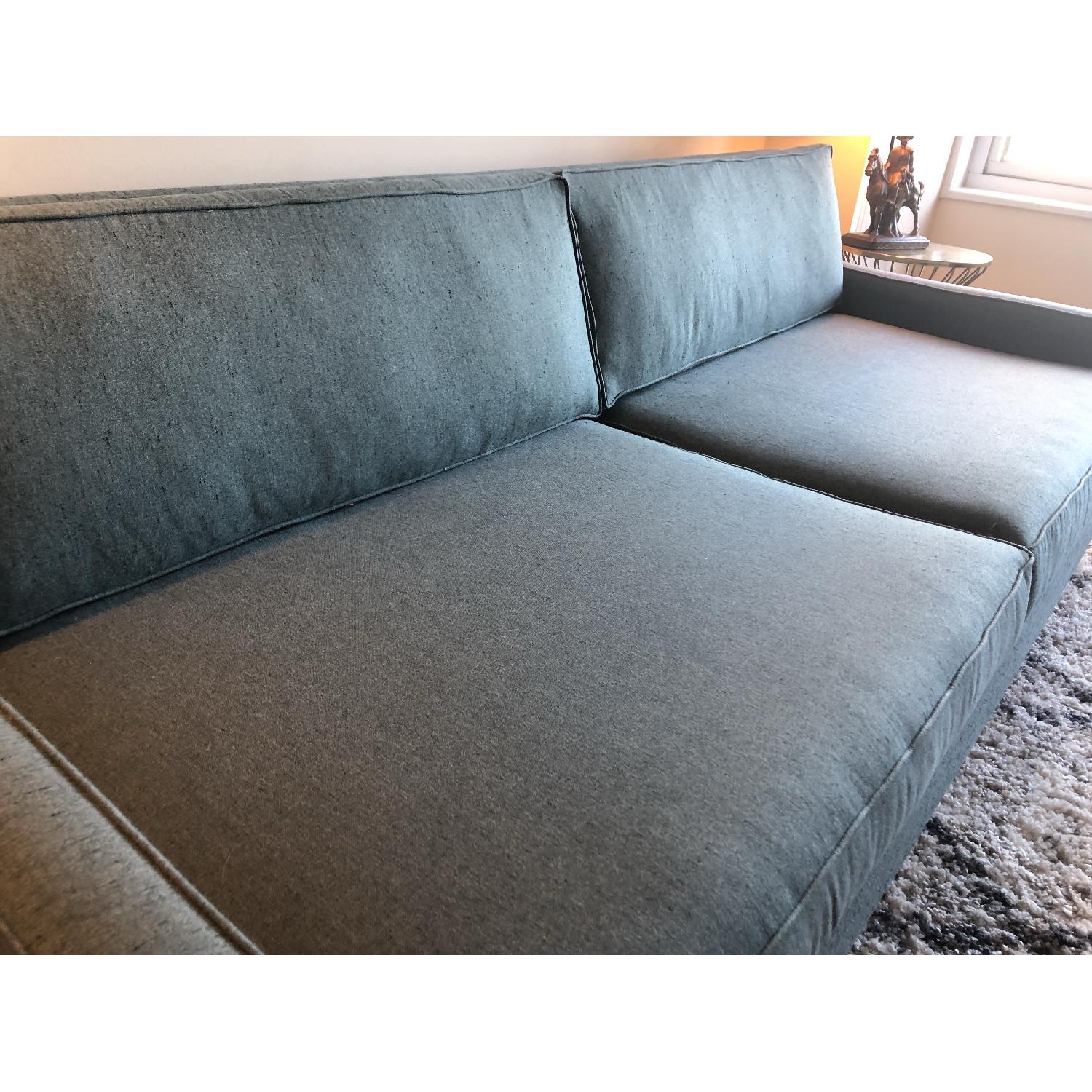 Joybird Levi Mid Century Modern Sofa in Essence Aqua AptDeco