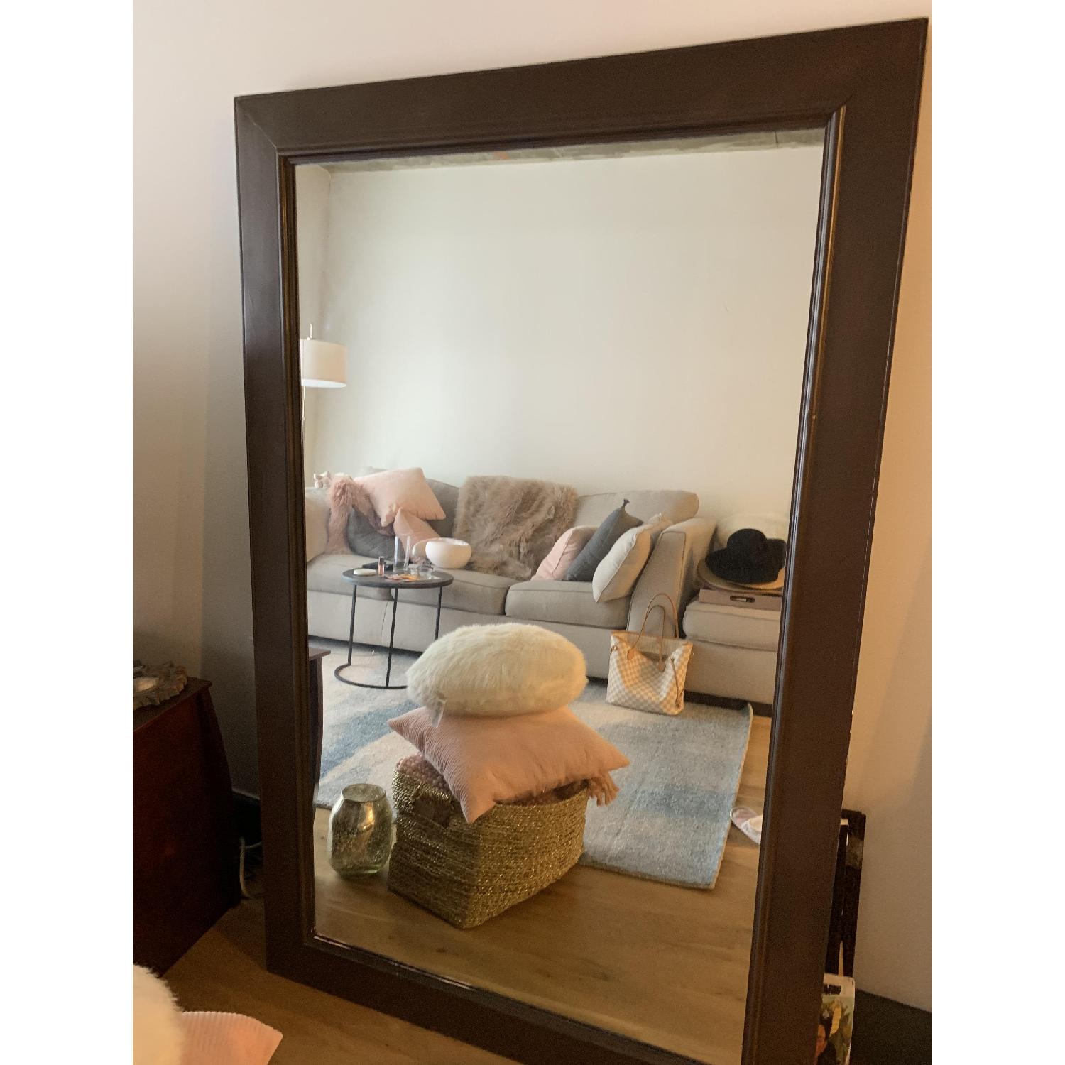 Wood Framed Mirror - image-5