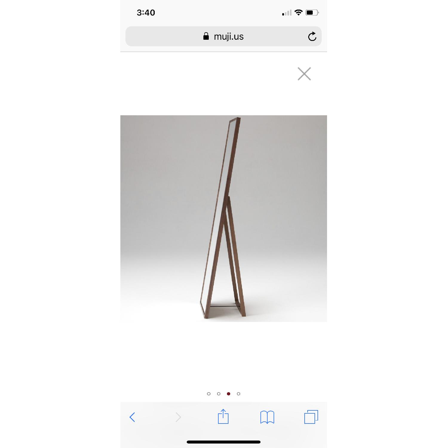Muji Walnut Mirror - image-2