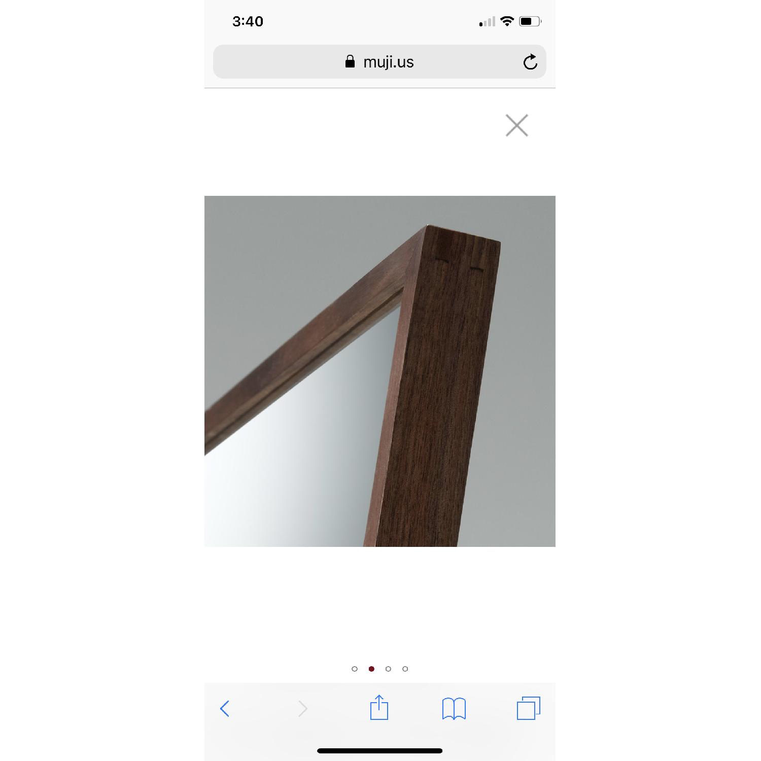 Muji Walnut Mirror - image-4