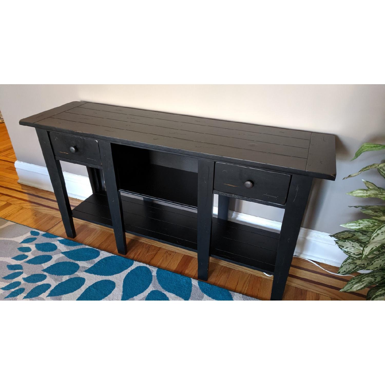 Antique Distressed-Style Sofa Table - image-4