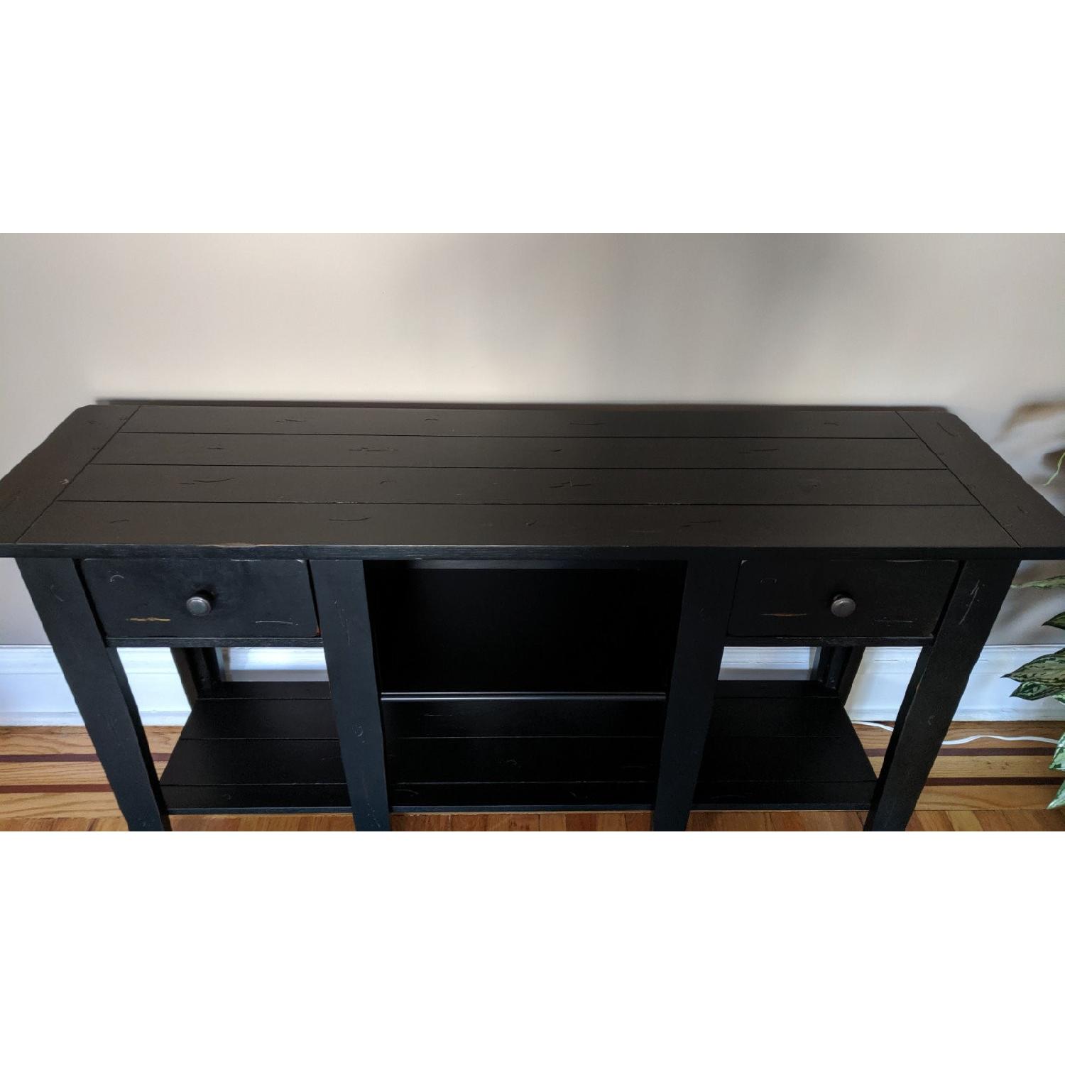 Antique Distressed-Style Sofa Table - image-5