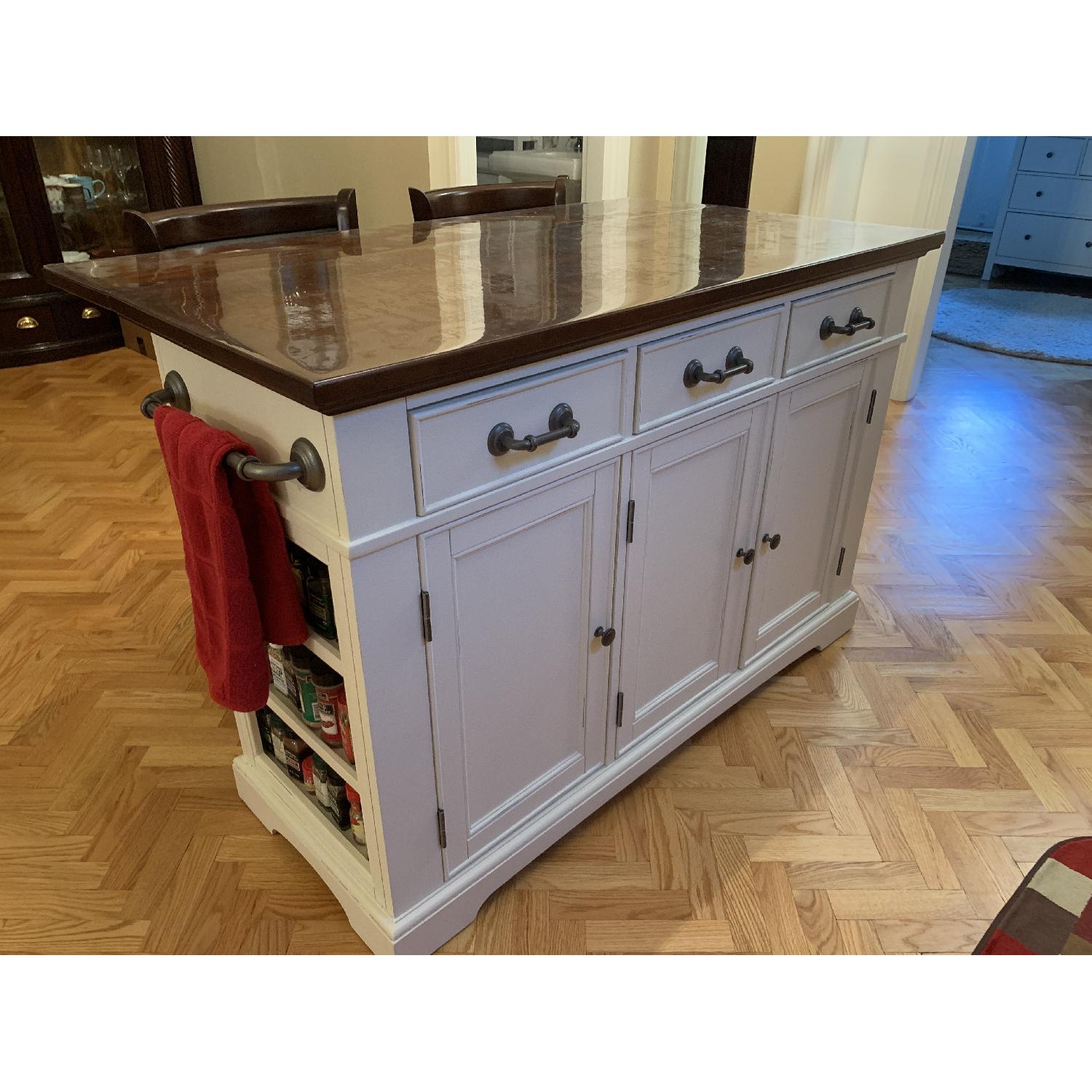 Darby Home Kitchen Island w/ Counter Protector - image-10