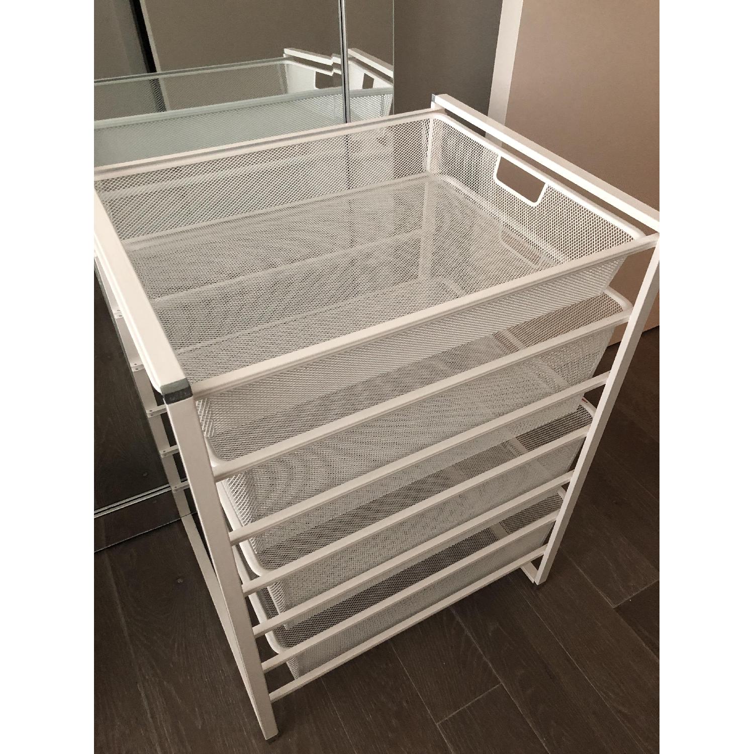 Container Store White Elfa Mesh Start-A-Stack - image-2