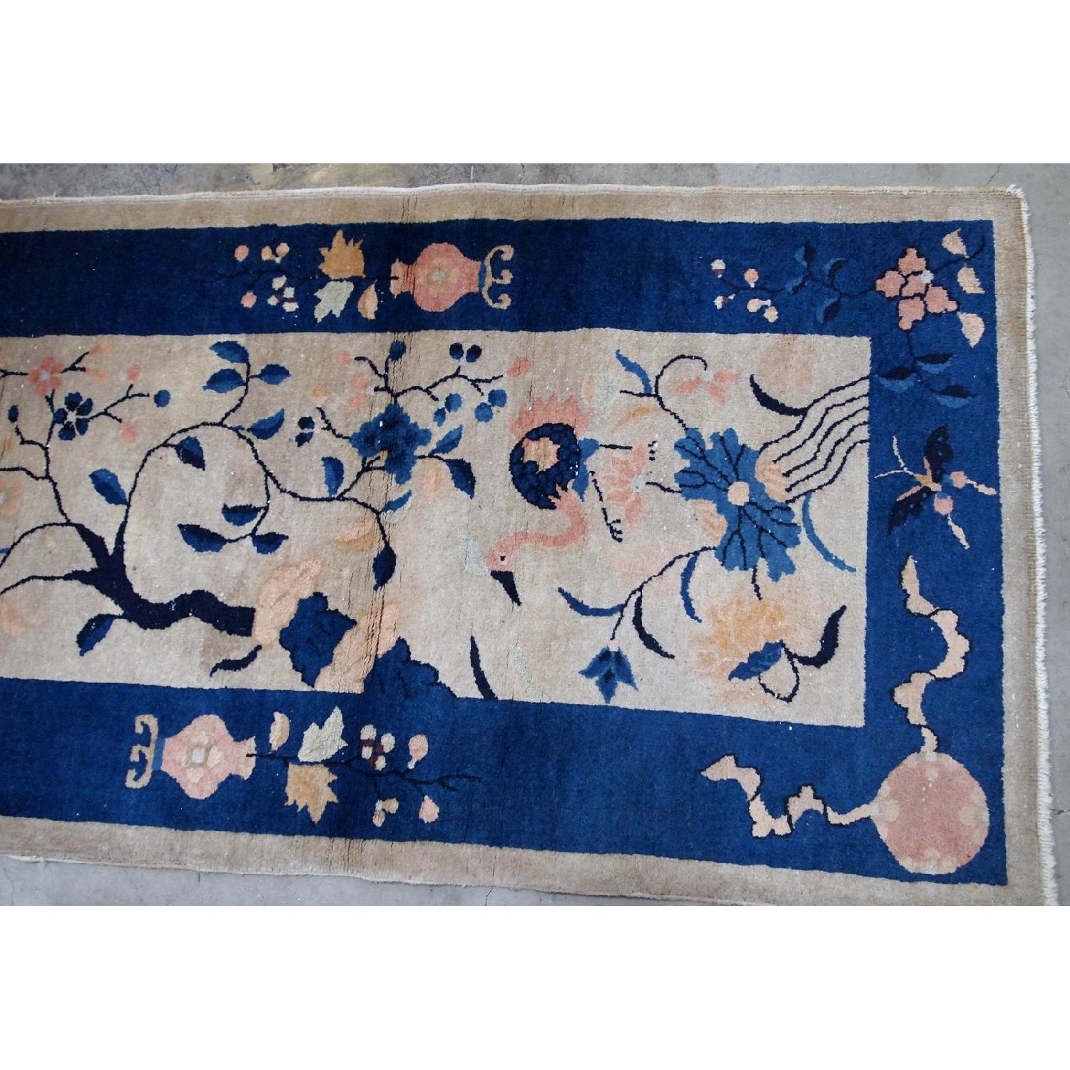 Handmade Antique Peking Chinese Rug - image-3