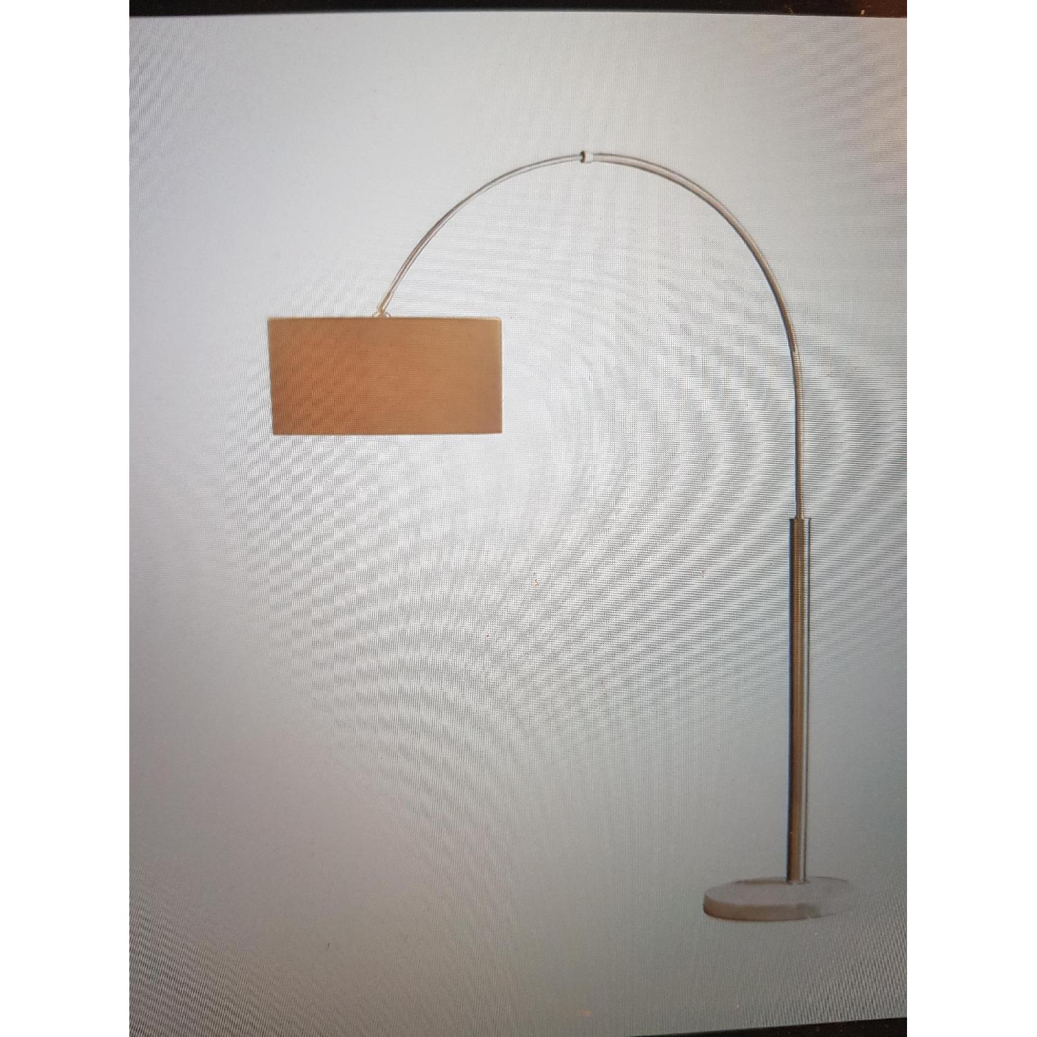 Arc Floor Lamp w/ Marble Base - image-2