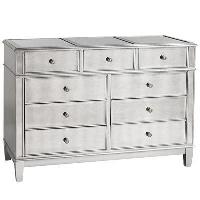 hayworth collection mirrored silver dresser Pier1 Mirrored Dresser at The Missing Piece