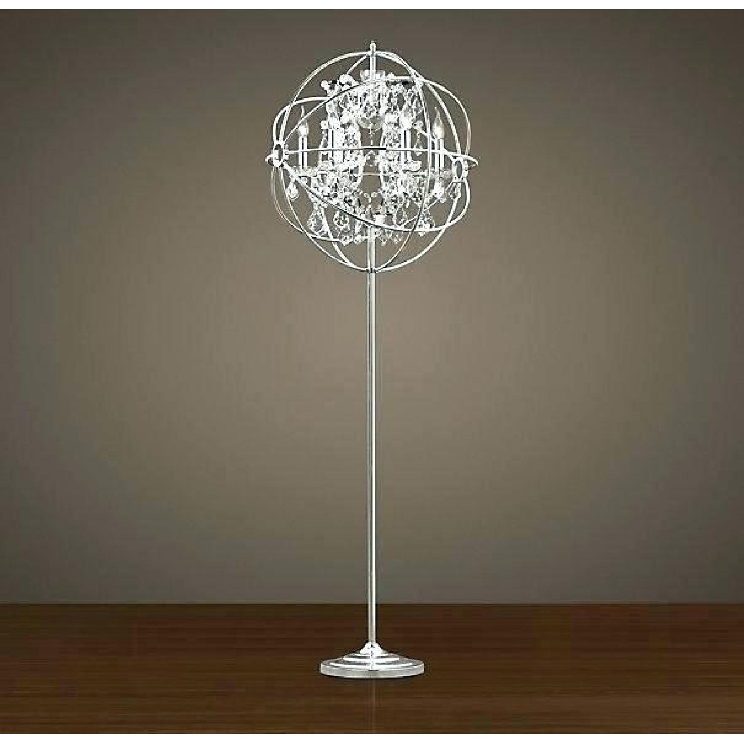 Restoration Hardware Foucaults Orb Floor Lamp - image-1