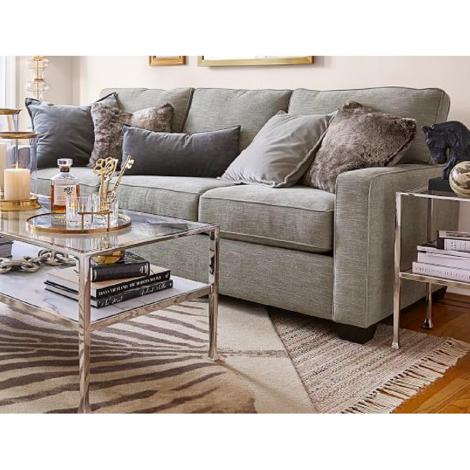Pottery Barn Buchanan Square Arm Sunbrella Loveseat - image-2