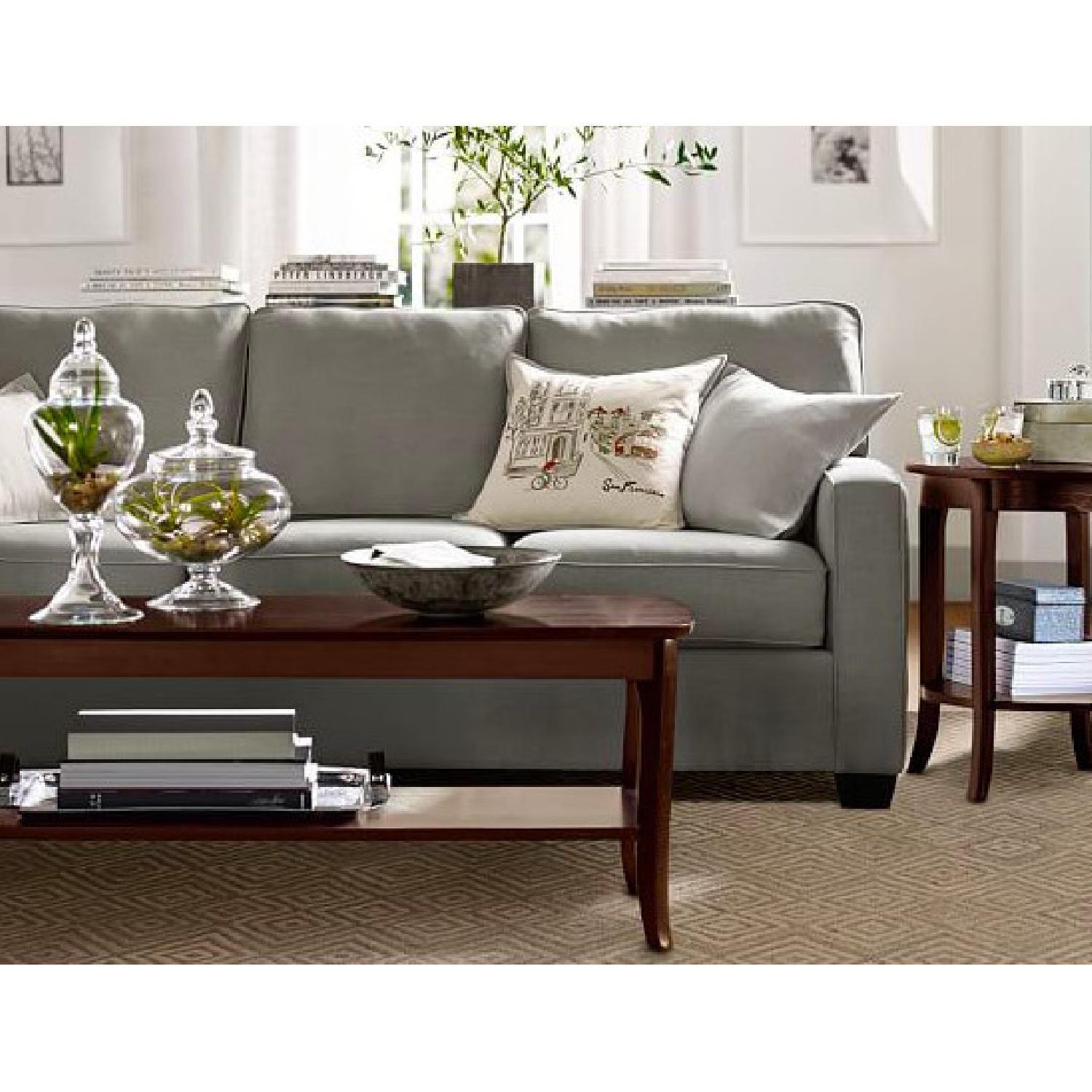 Pottery Barn Buchanan Square Arm Sunbrella Loveseat - image-3