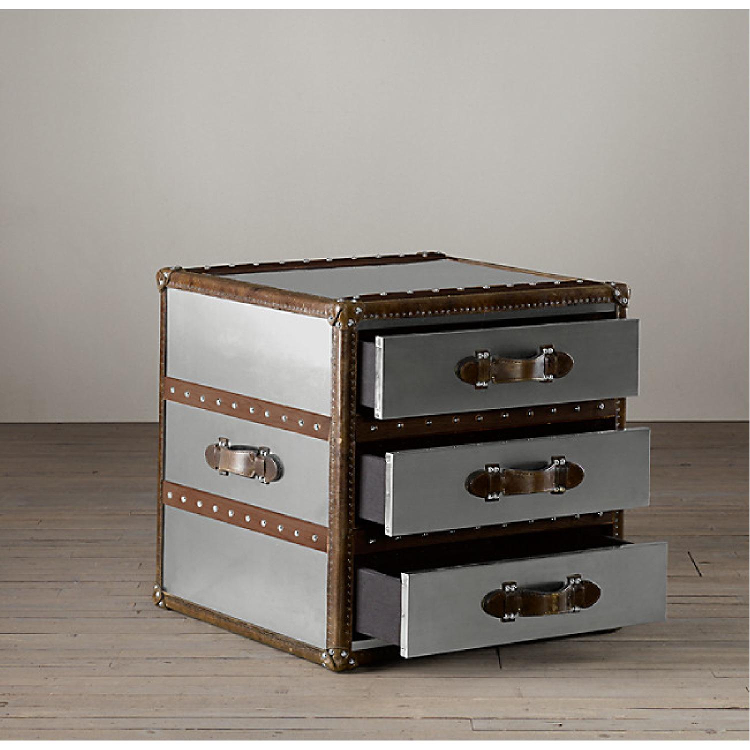 Restoration Hardware Steamer Trunk - image-4