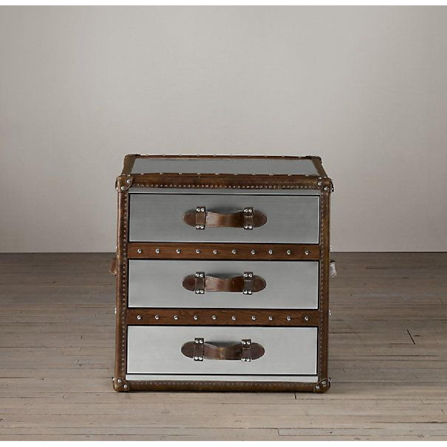 Restoration Hardware Steamer Trunk - image-1