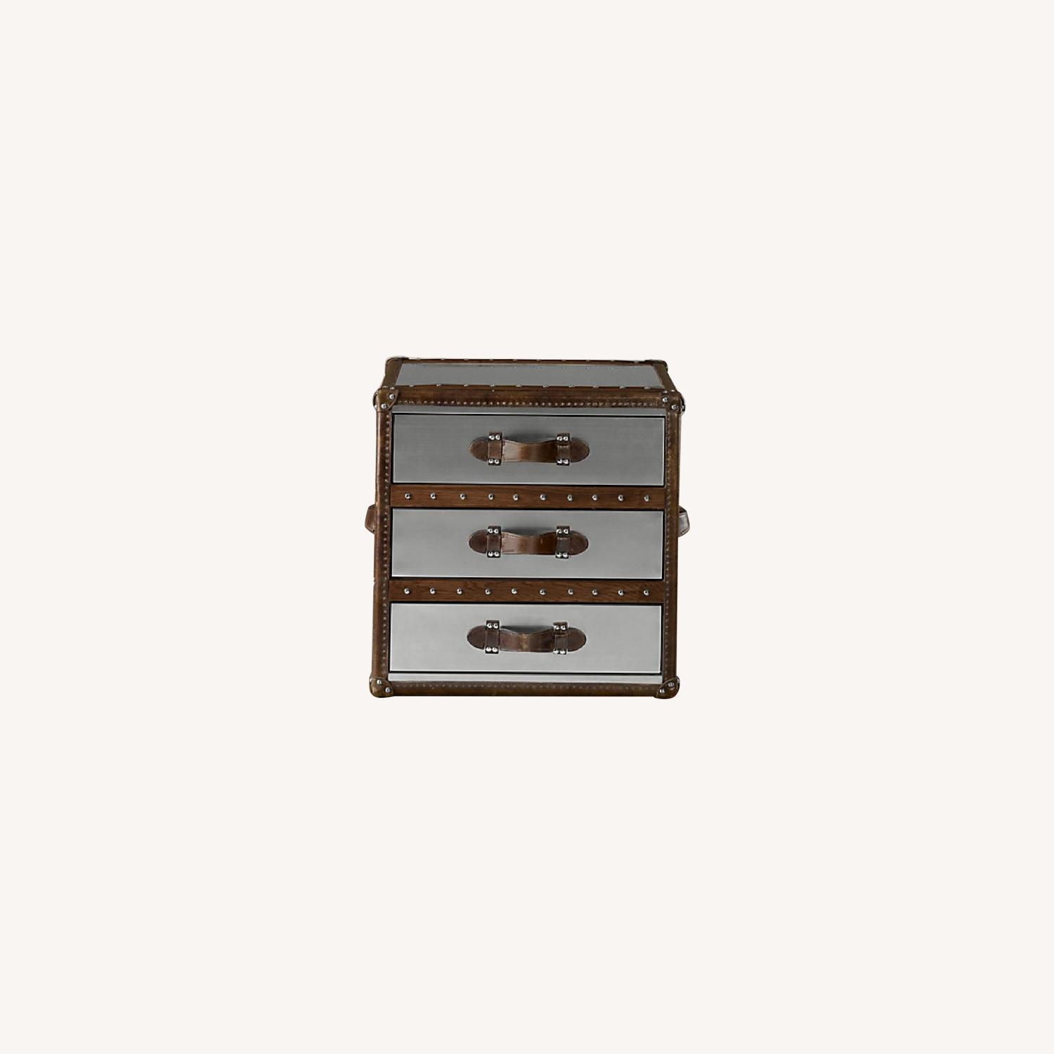 Restoration Hardware Steamer Trunk - image-0
