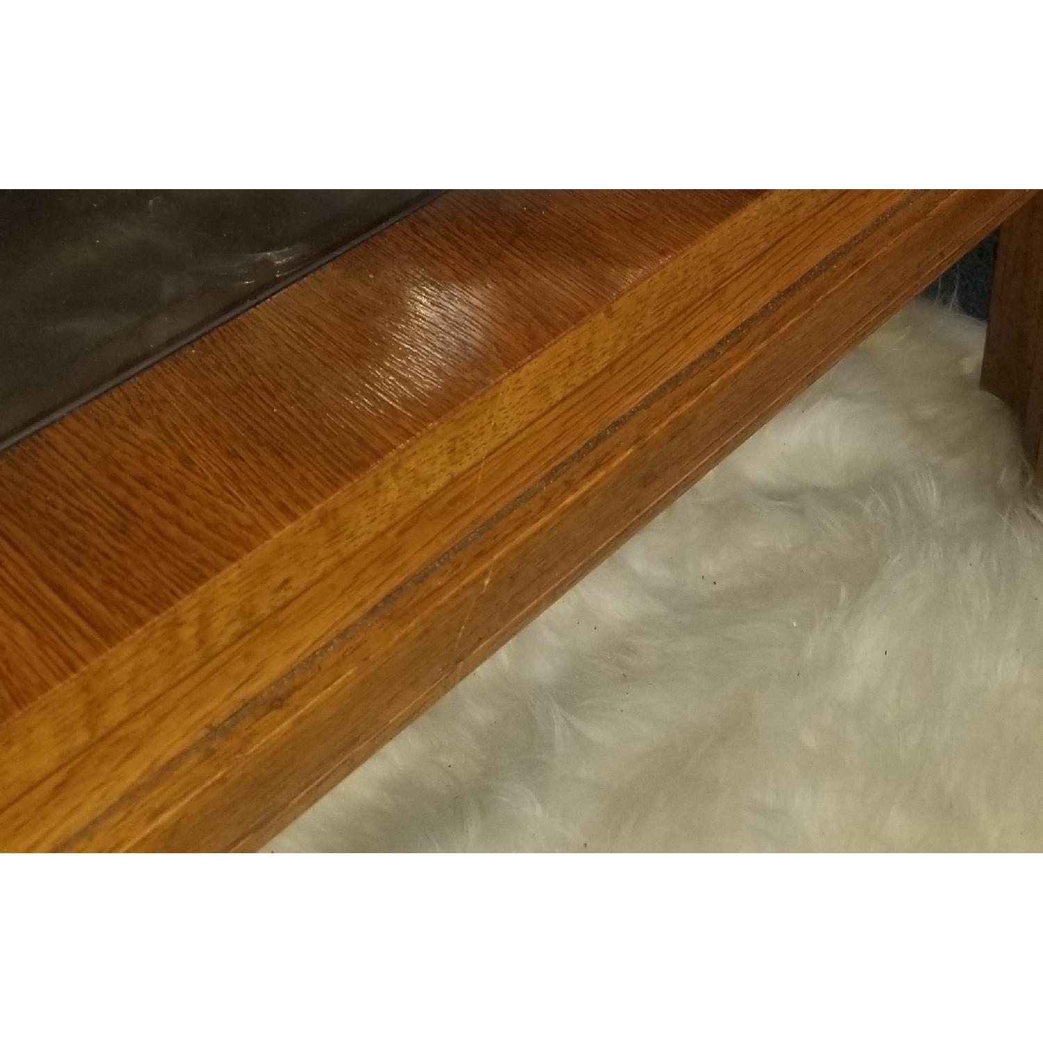 Wood & Glass Coffee Table - image-3