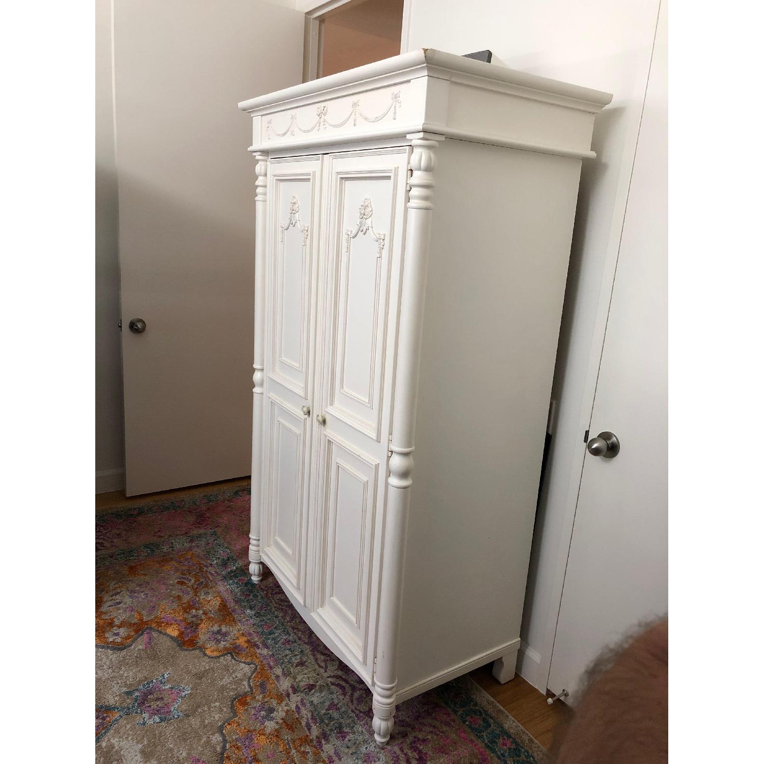 Stanley Furniture Isabella White Wood Armoire - image-2