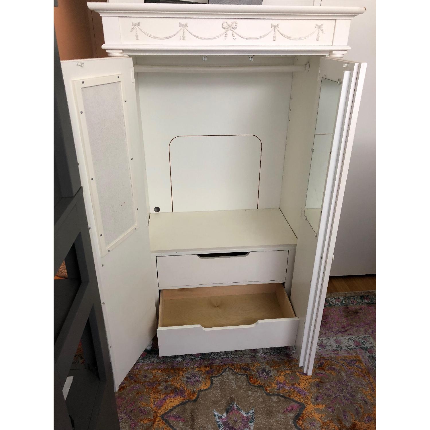 Stanley Furniture Isabella White Wood Armoire - image-7