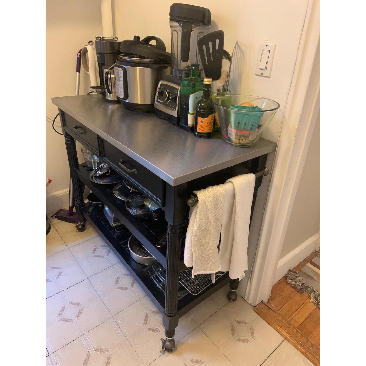 Home Styles Savannah Kitchen Cart Aptdeco