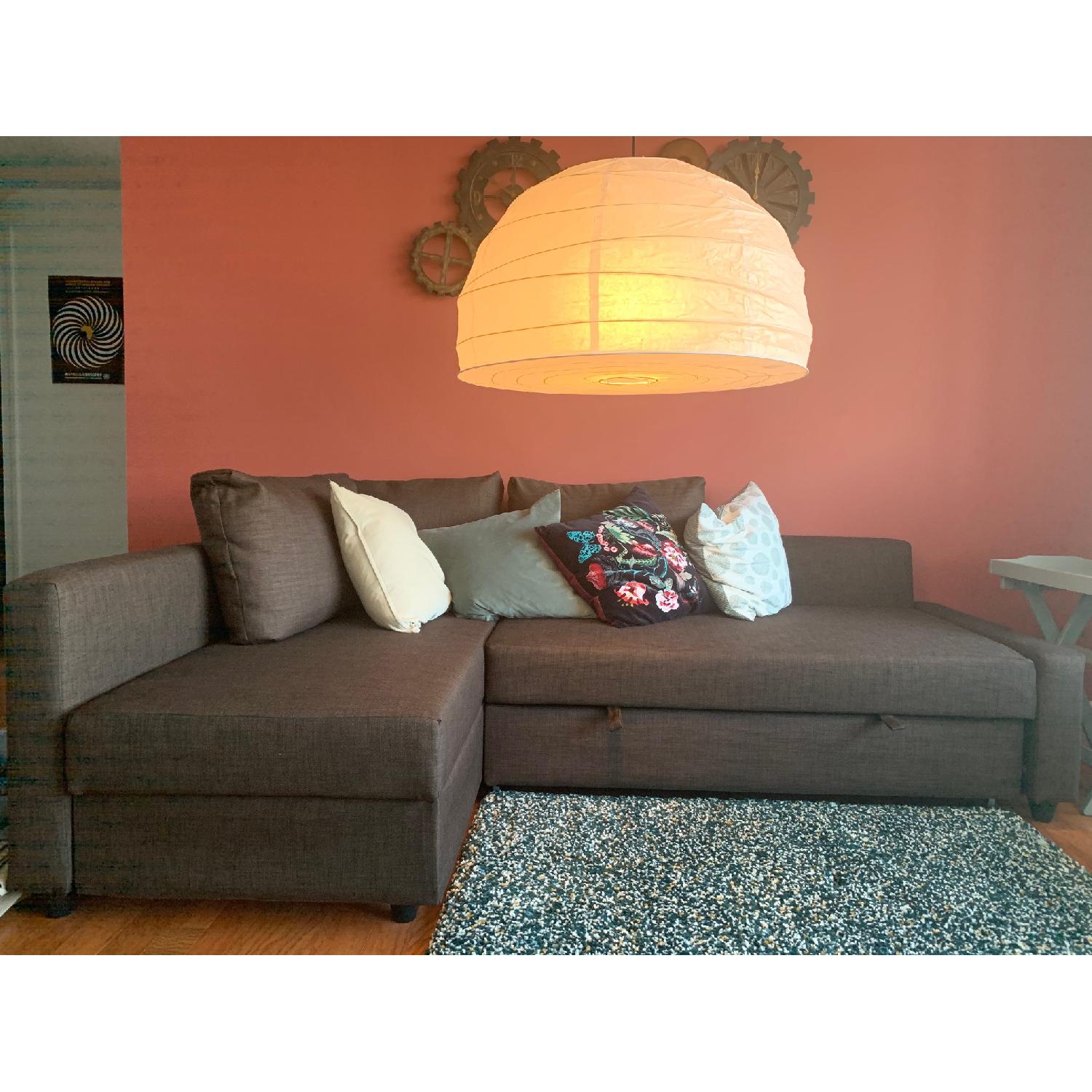 Ikea Friheten Sleeper Sectional Sofa w/ Storage - image-3