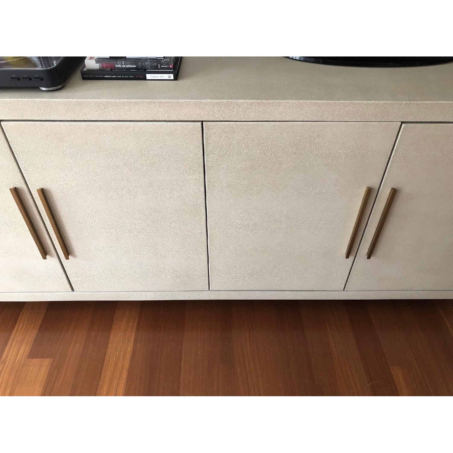 Restoration Hardware Graydon Shagreen 4Door Sideboard AptDeco