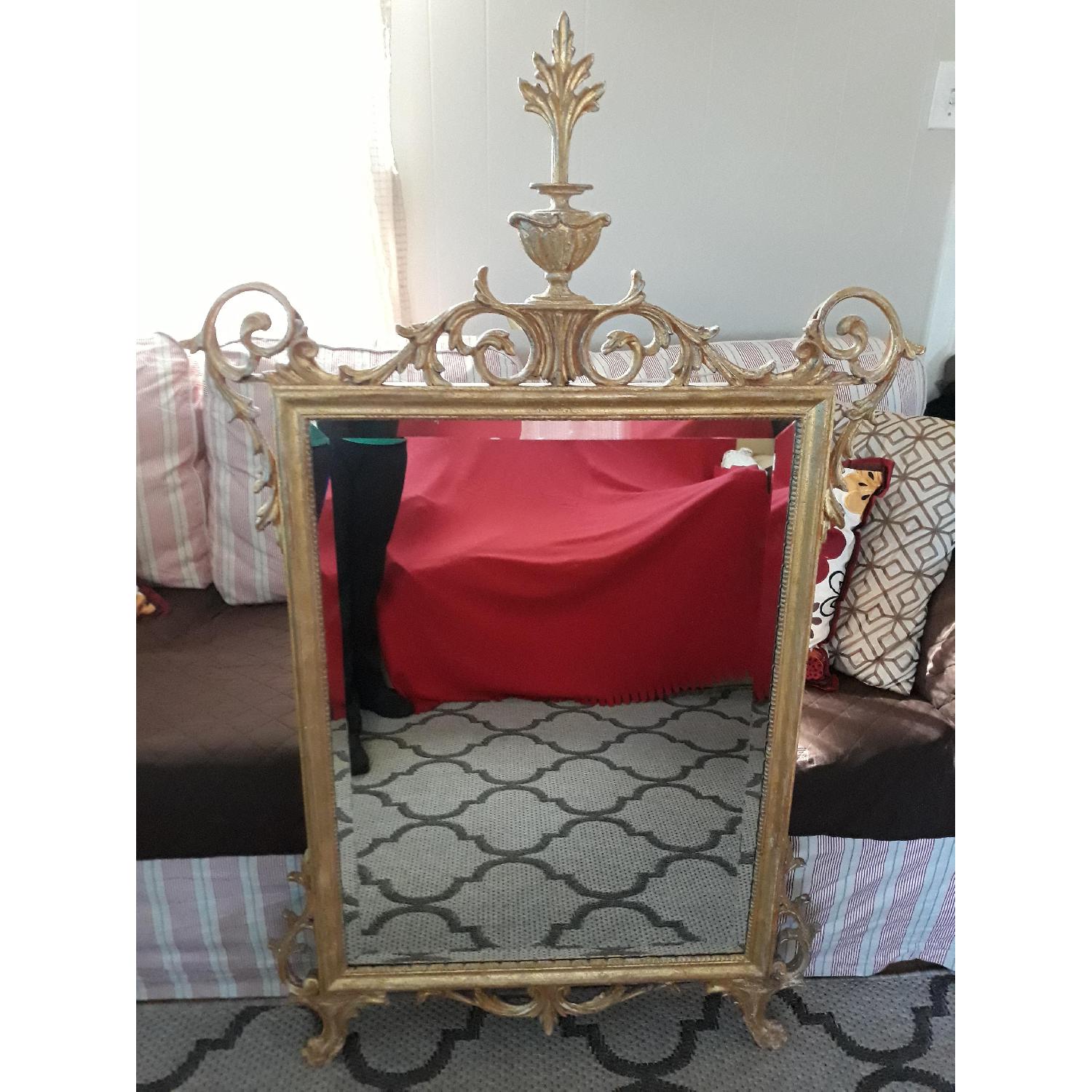 La Barge Gold Mirror - image-1