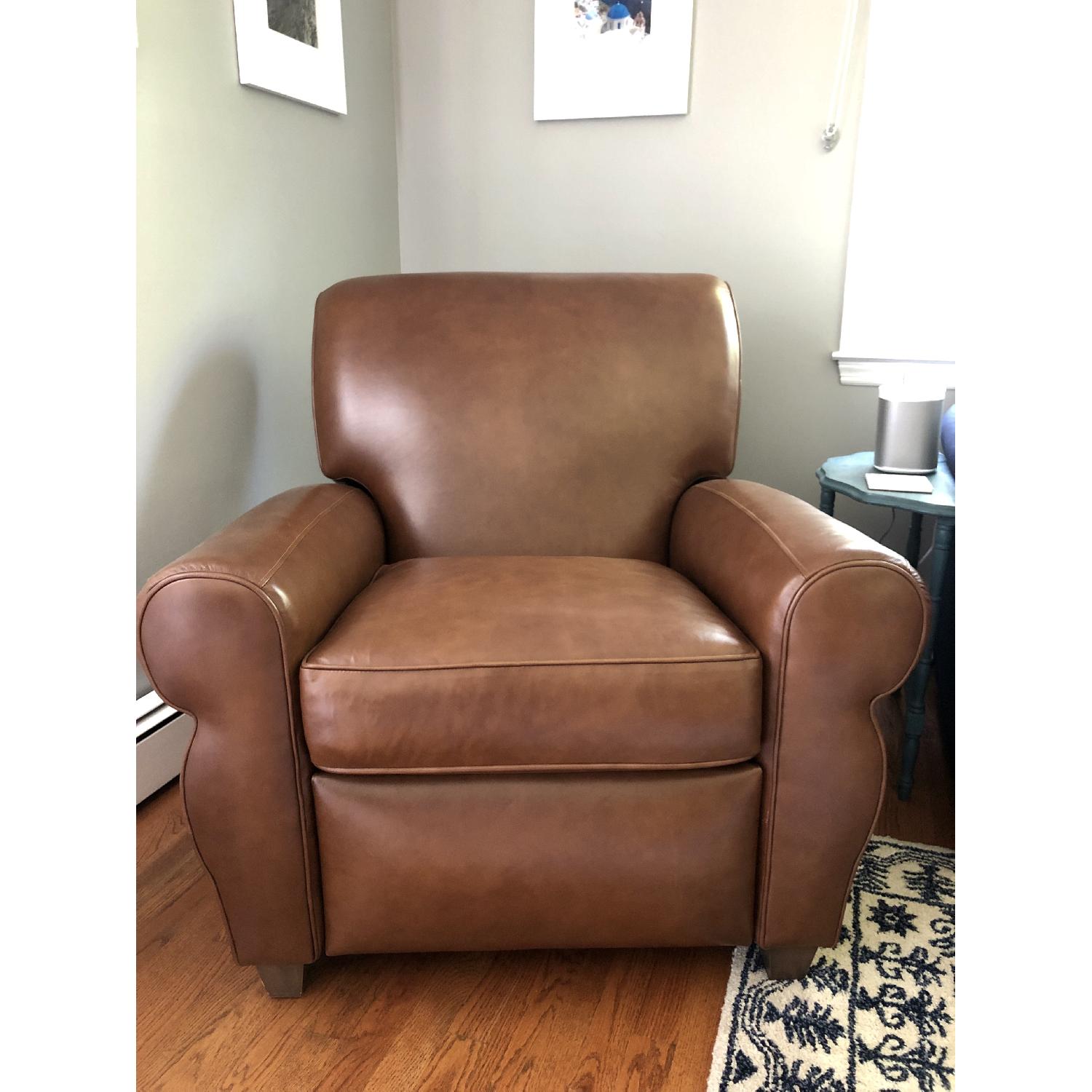 Club Furniture Parker Leather Club Chair Recliner - image-1