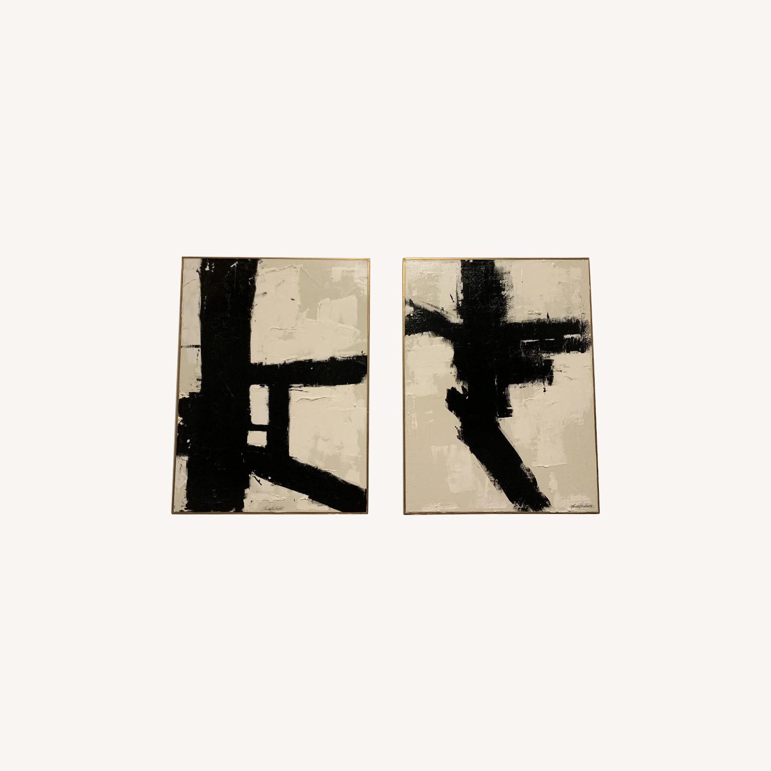 Karina Gentinetta Black & White Paintings - image-0
