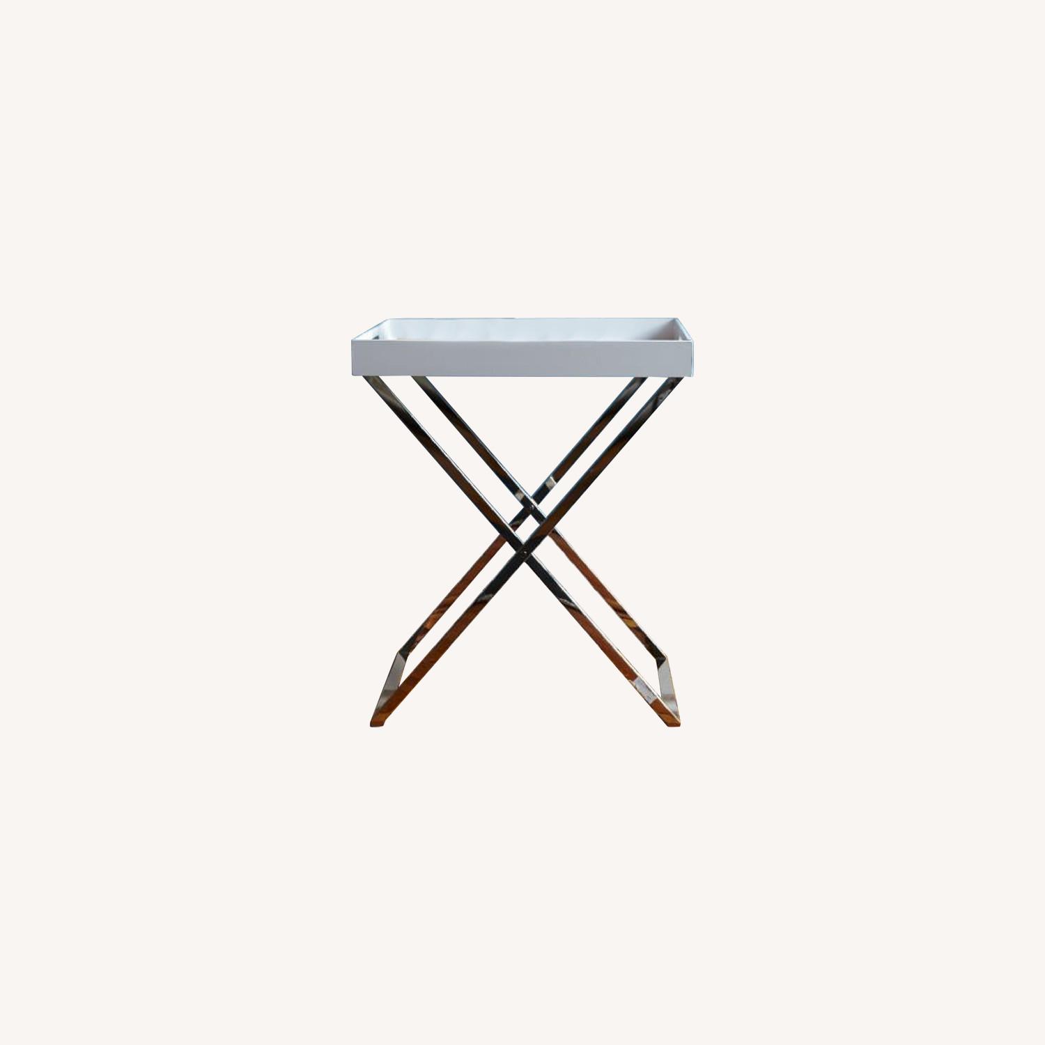 west elm 個人輸入品 Butler Tray Stand West Elm Tall Butler Tray Stand - Design Plus Gallery
