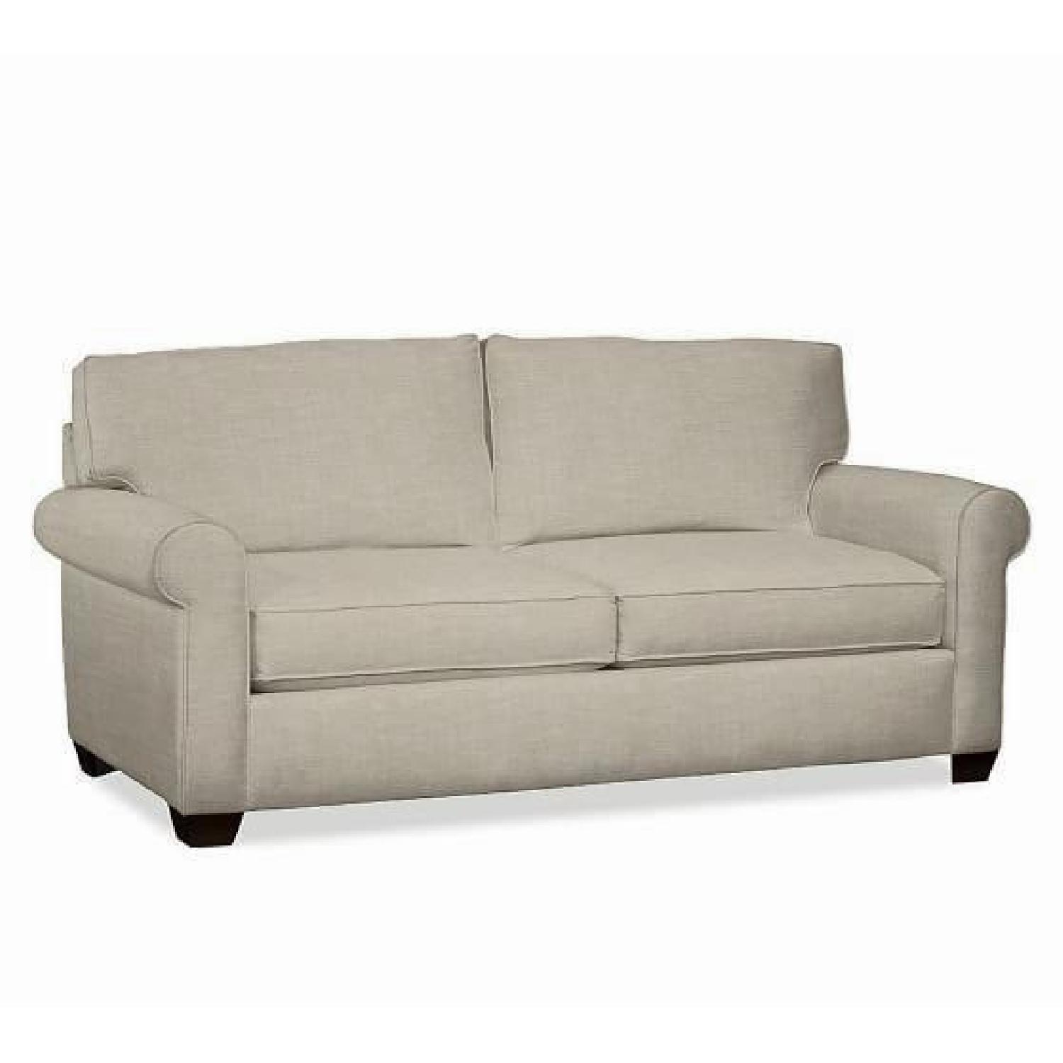 Pottery Barn Buchanan Roll Arm Loveseat - image-0