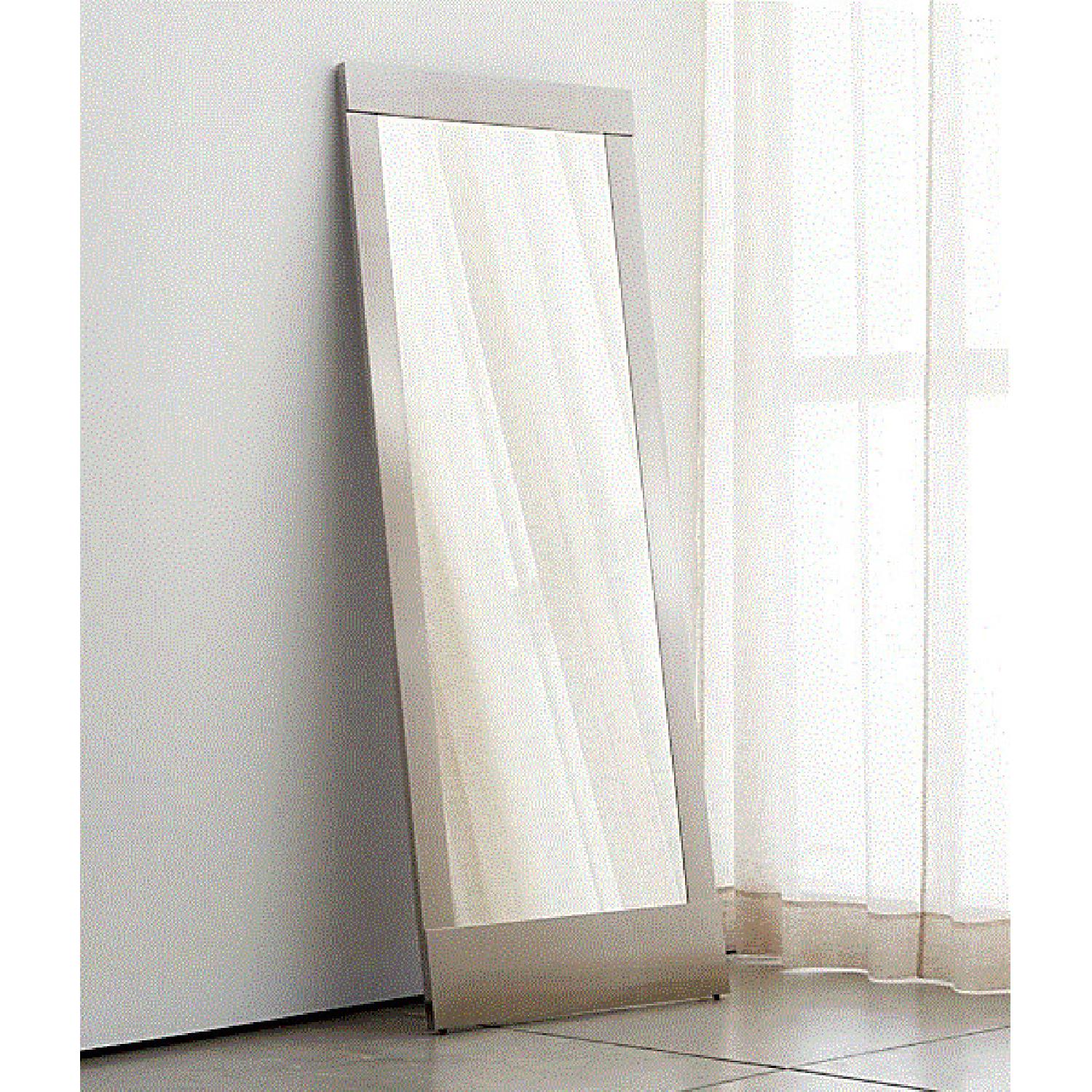 West Elm Colby Nickel Floor Mirror - image-1